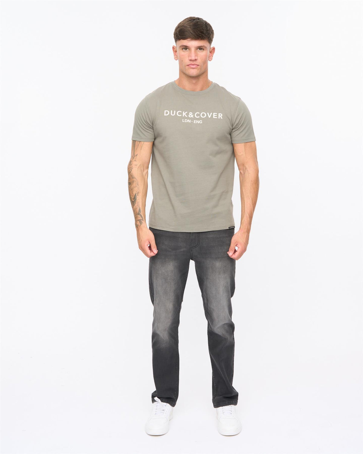 Mens Chamata T-Shirt Green Slate