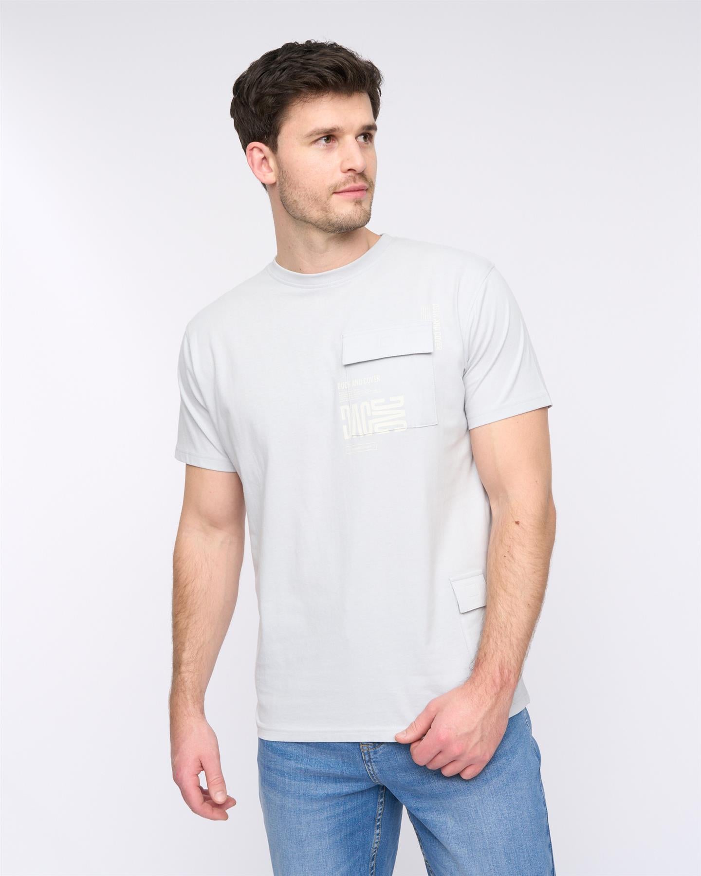 Mens Trentflax T-Shirt Light Blue