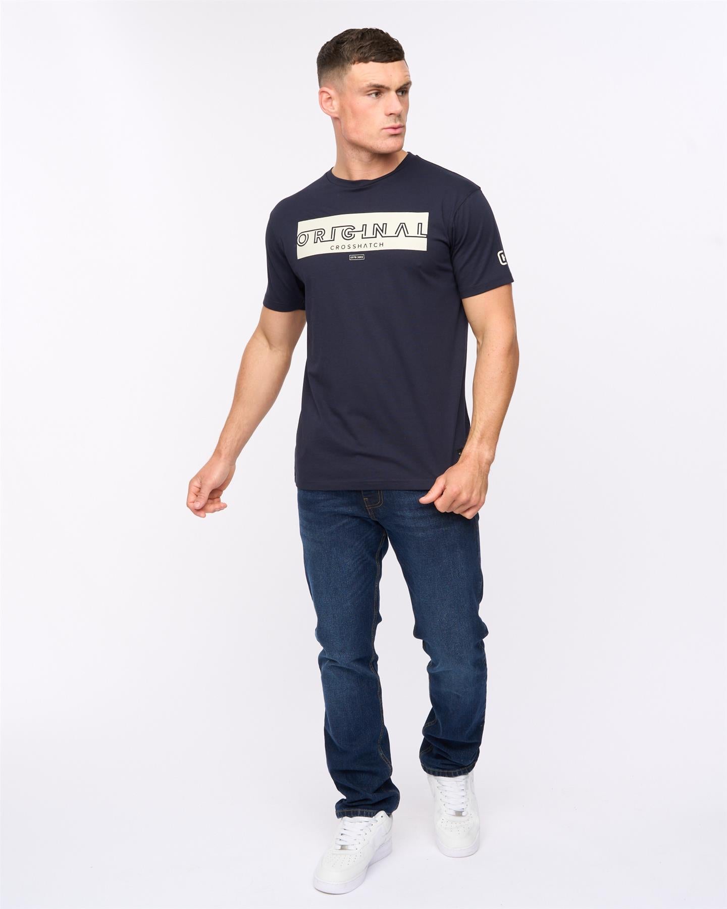 Mens Kratmoss T-Shirt Navy