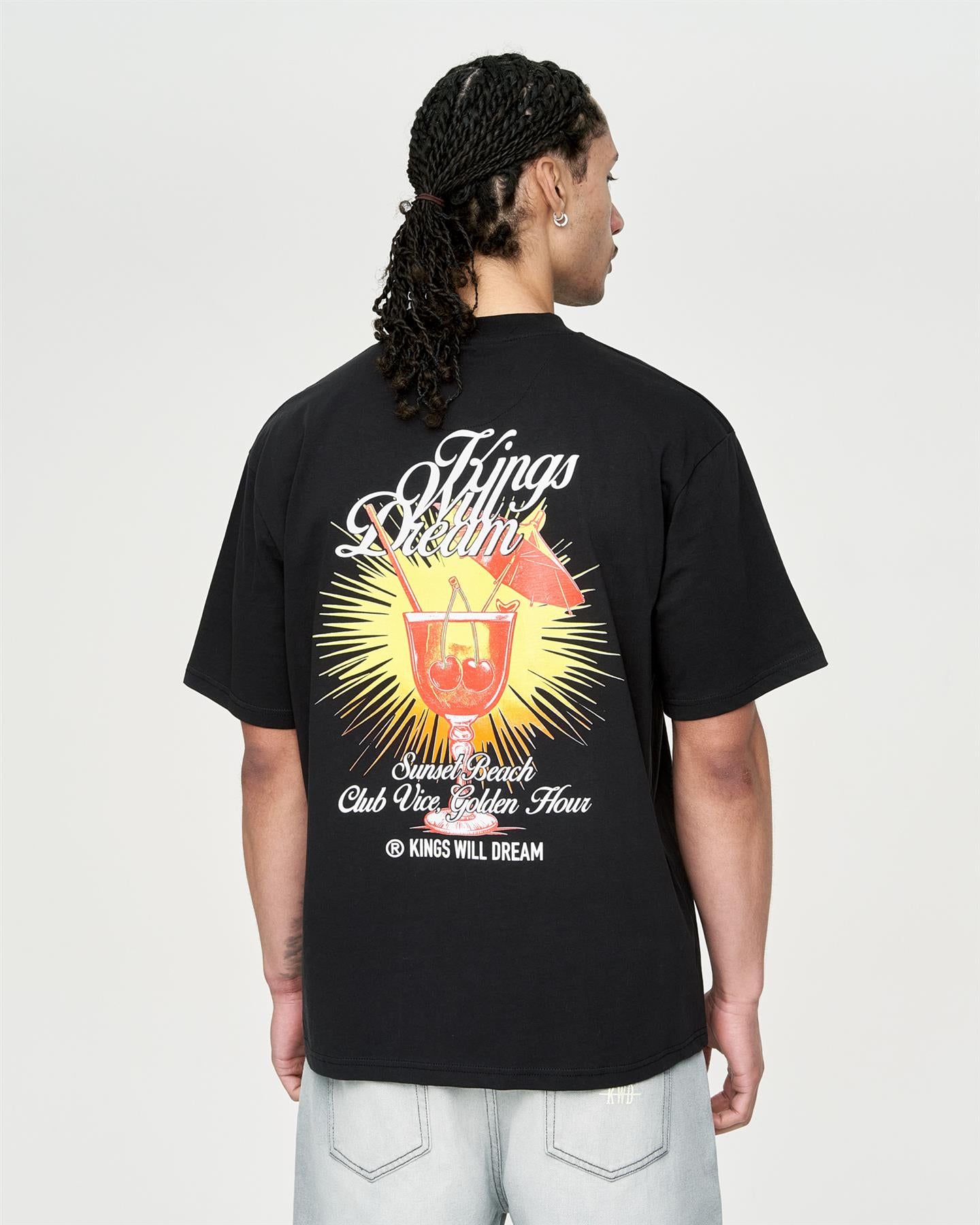 Mens Studio Cocktails T-Shirt Black