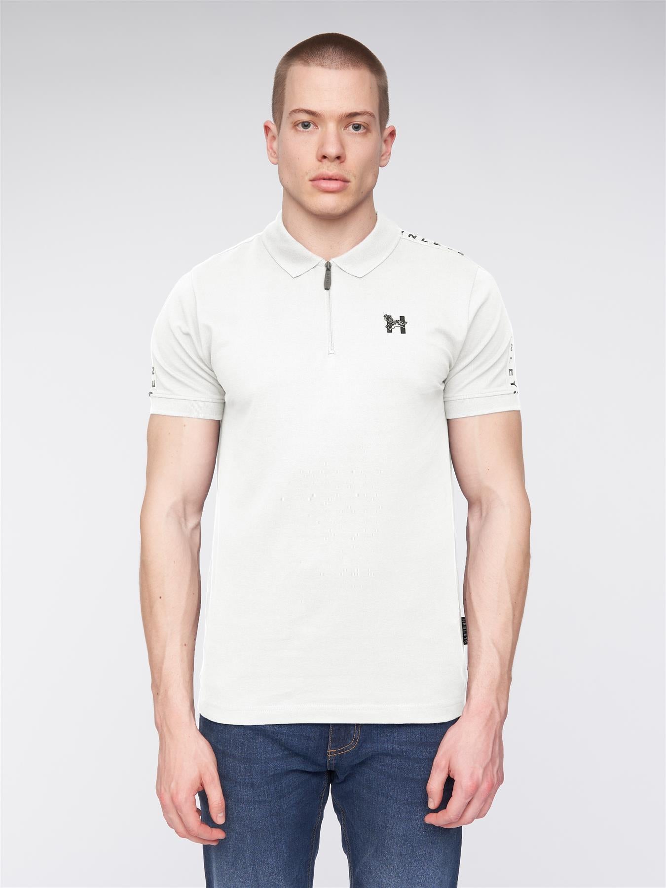 Mens Tapehen Polo White