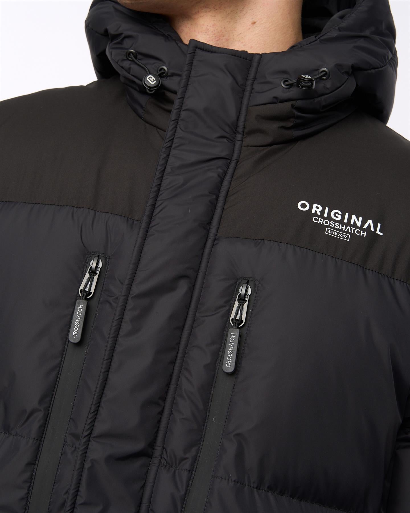 Mens Squadage Panel Jacket Black