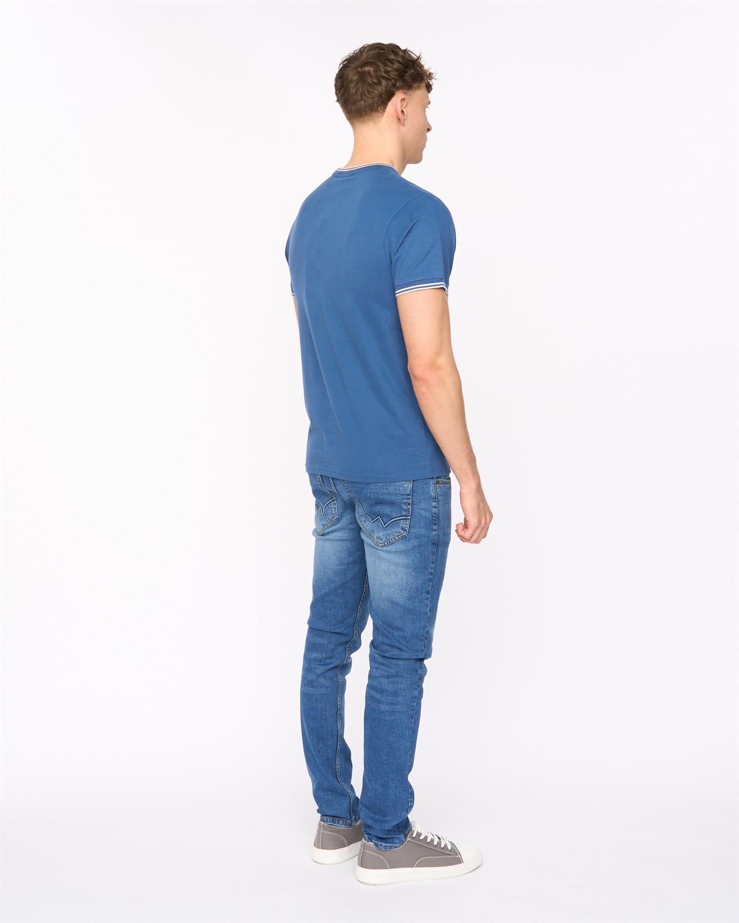 Mens Wrentham T-Shirt Denim Blue