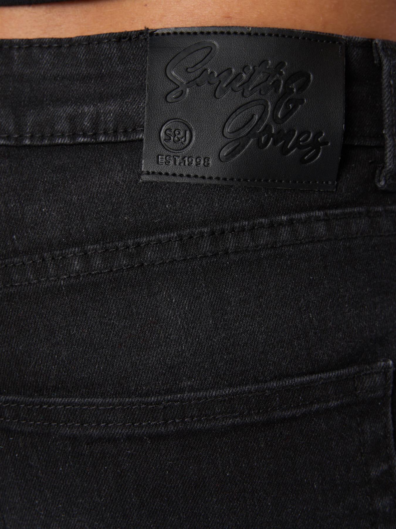 Mens Nezzy Straight Leg Jeans Black Wash