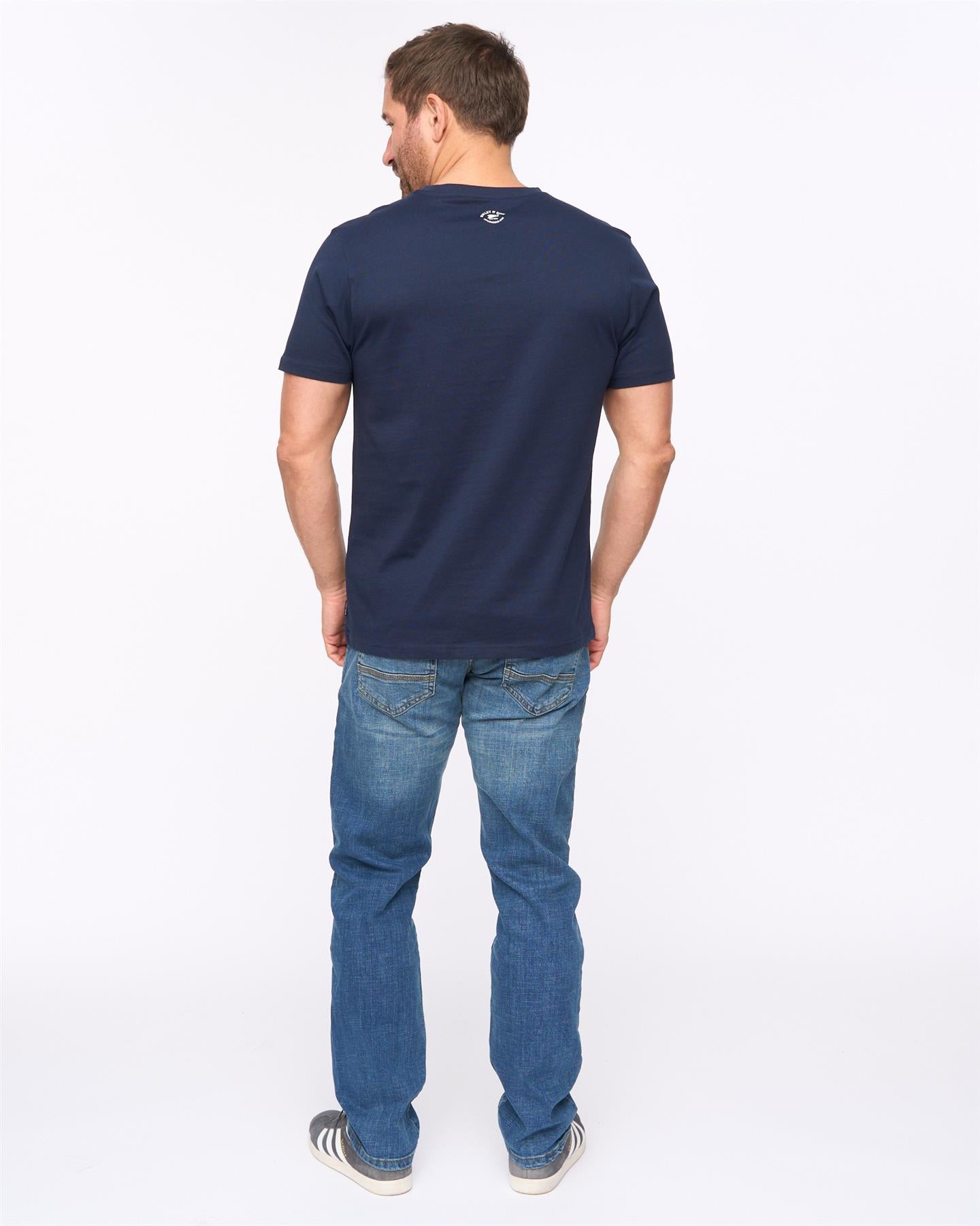 Mens Milestan T-Shirt Navy