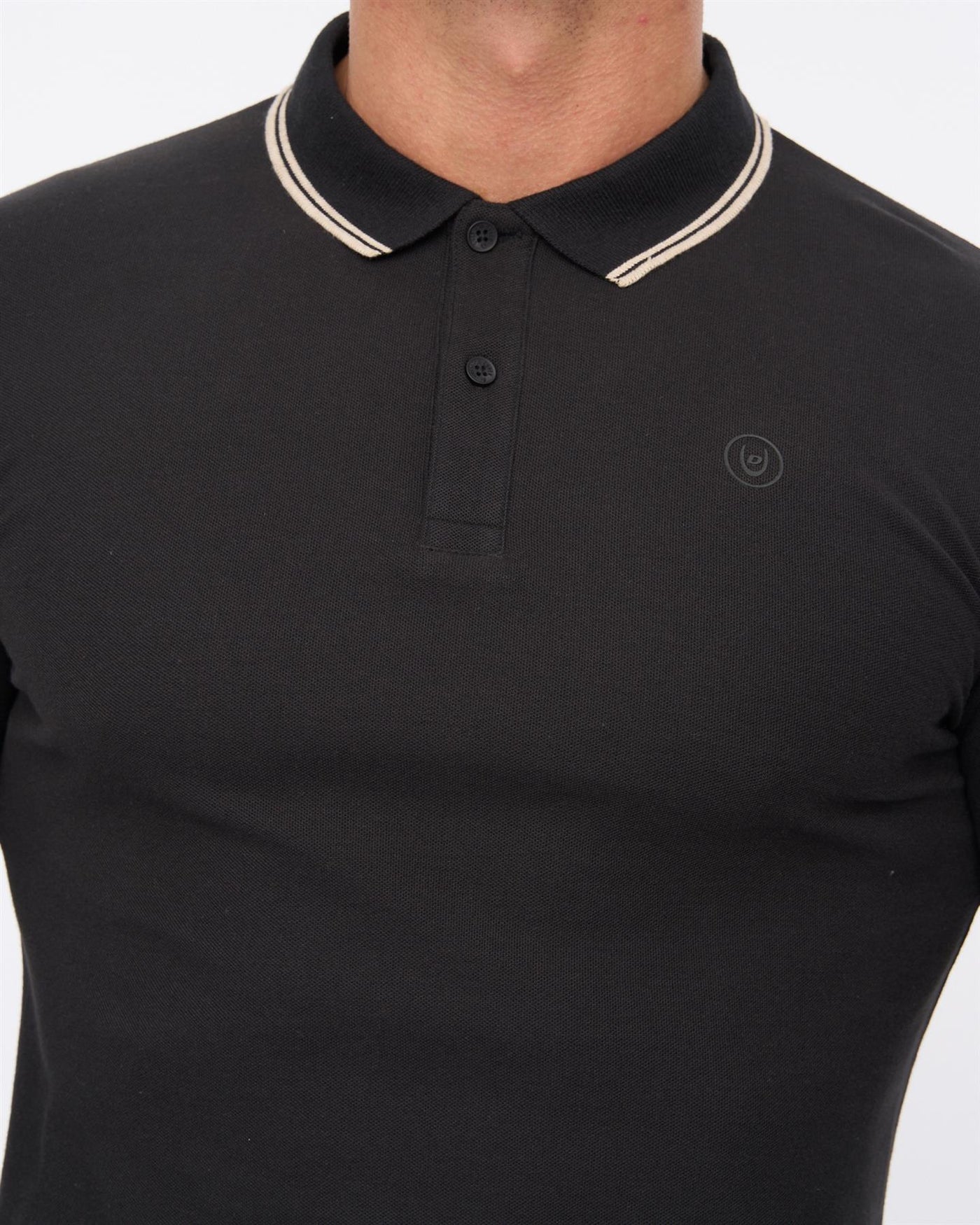 Mens Roxberry Long Sleeve Polo Black