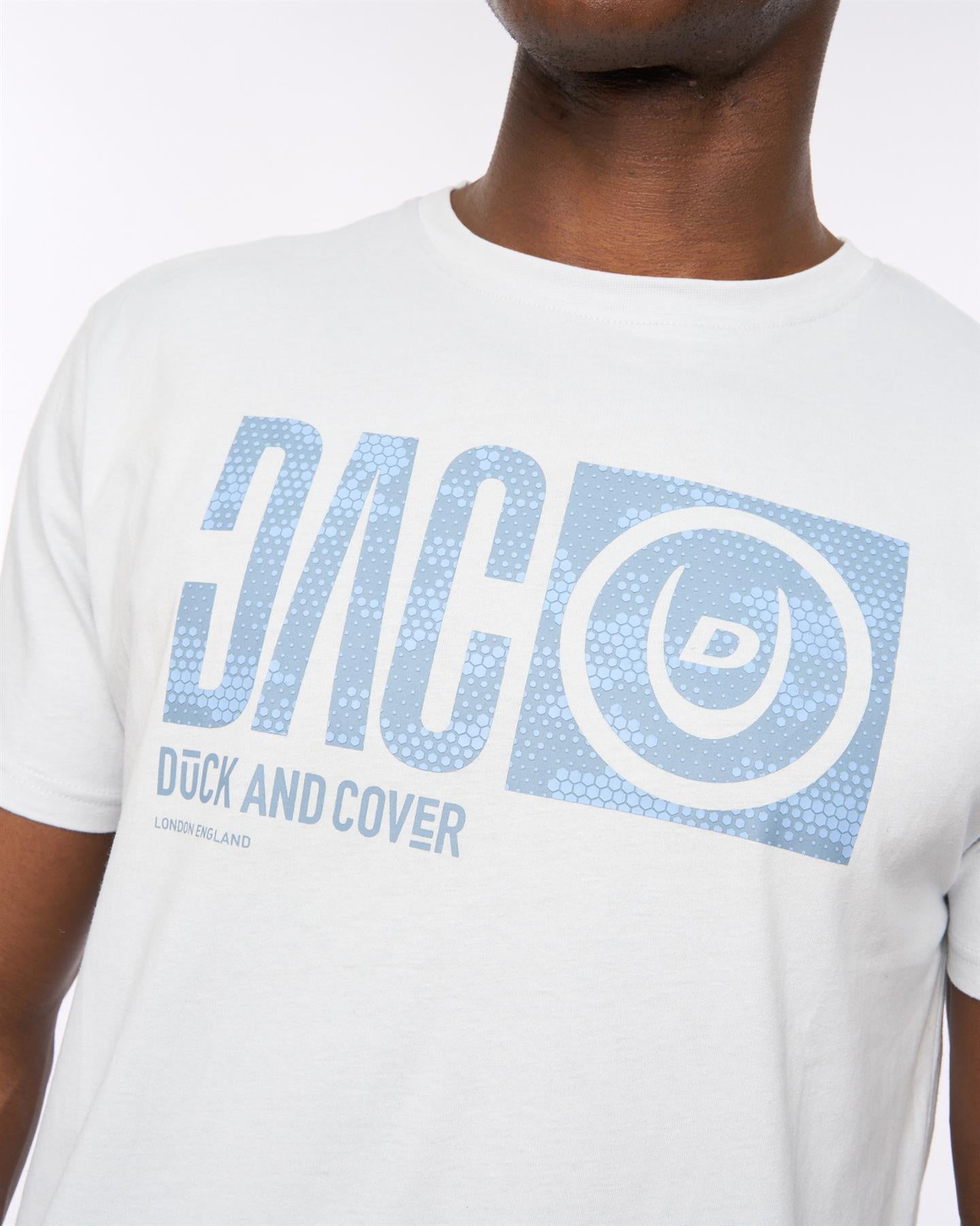 Mens Hexocamo T-Shirt Light Blue