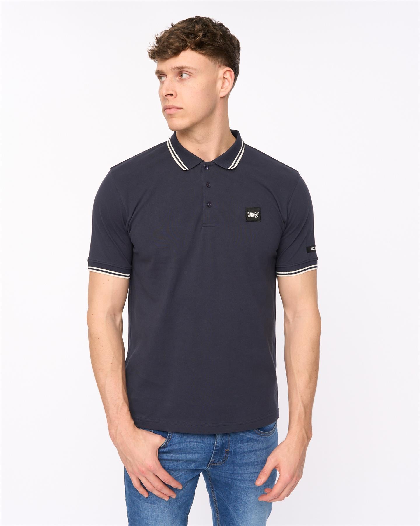 Mens Wrentham Polo Denim Blue