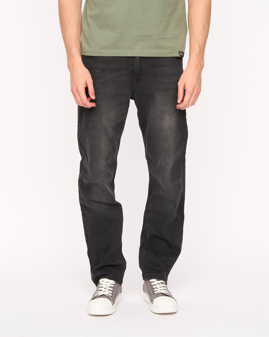 Mens Kelvyn Relaxed Fit Jeans Black