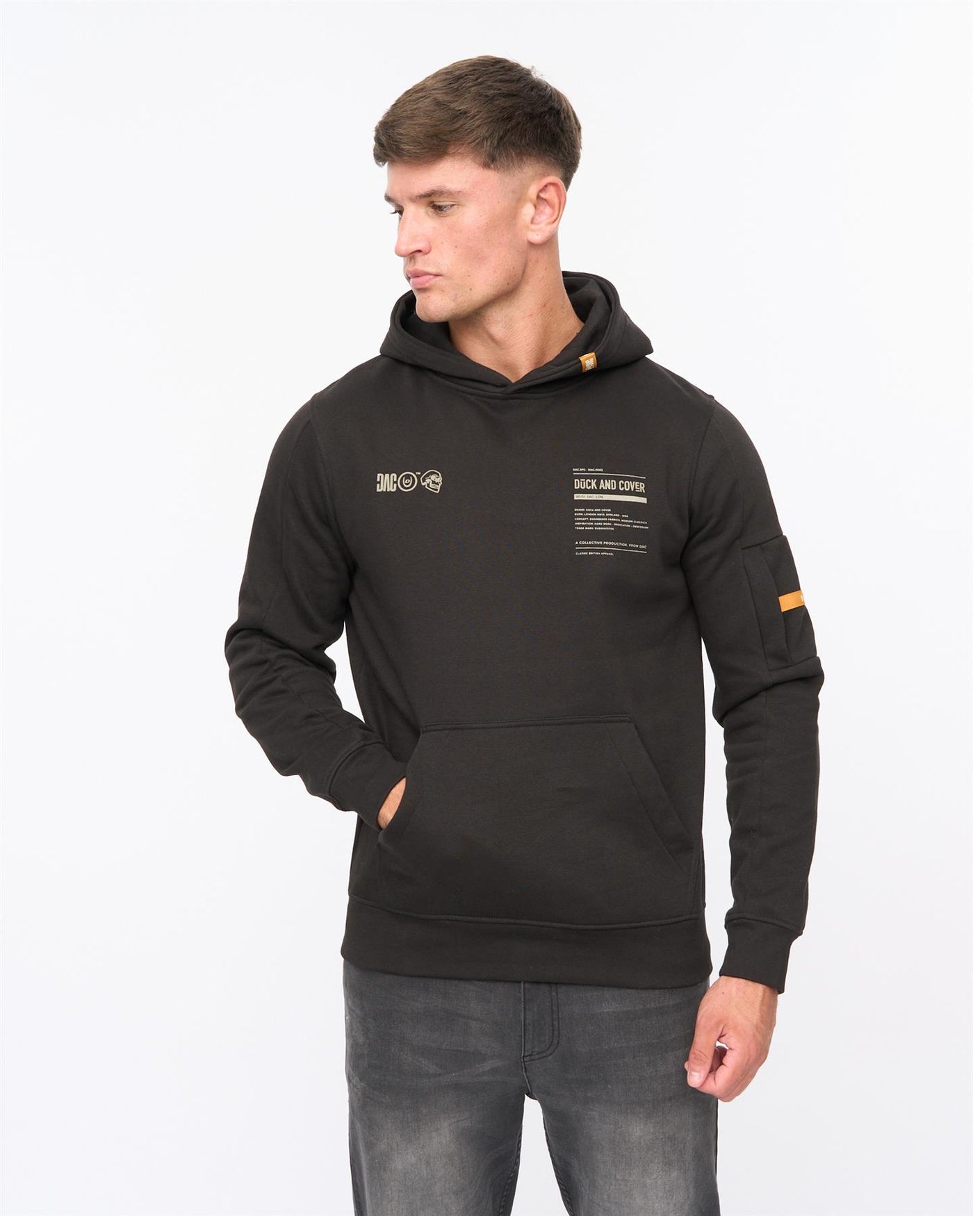 Mens Skullmatic Hoodie Black