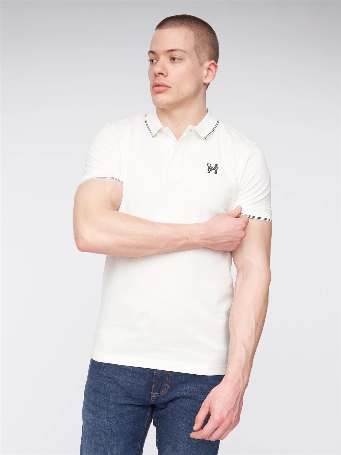 Mens Moorehen Polo White