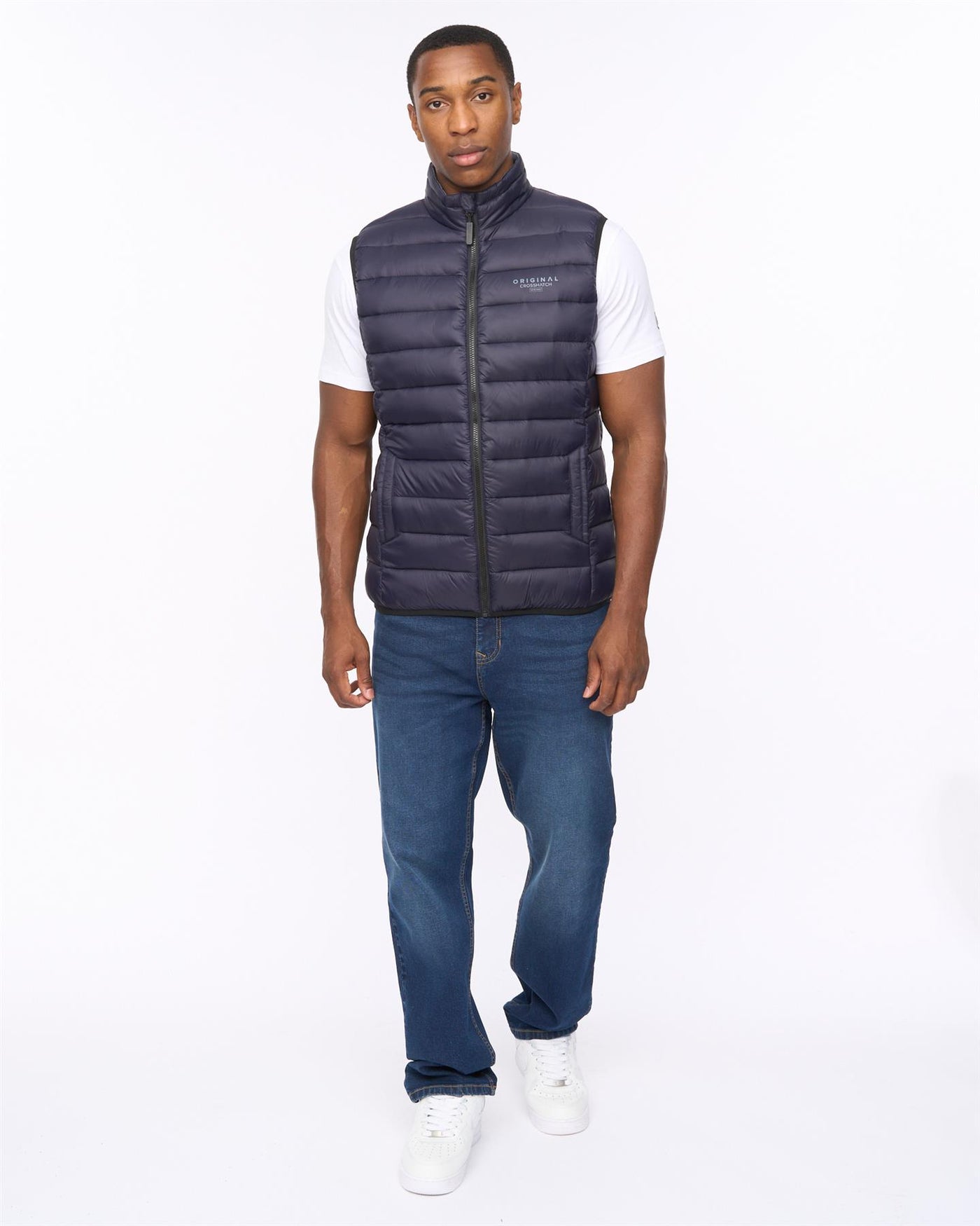 Mens Gattering MVE Gilet Dark Navy
