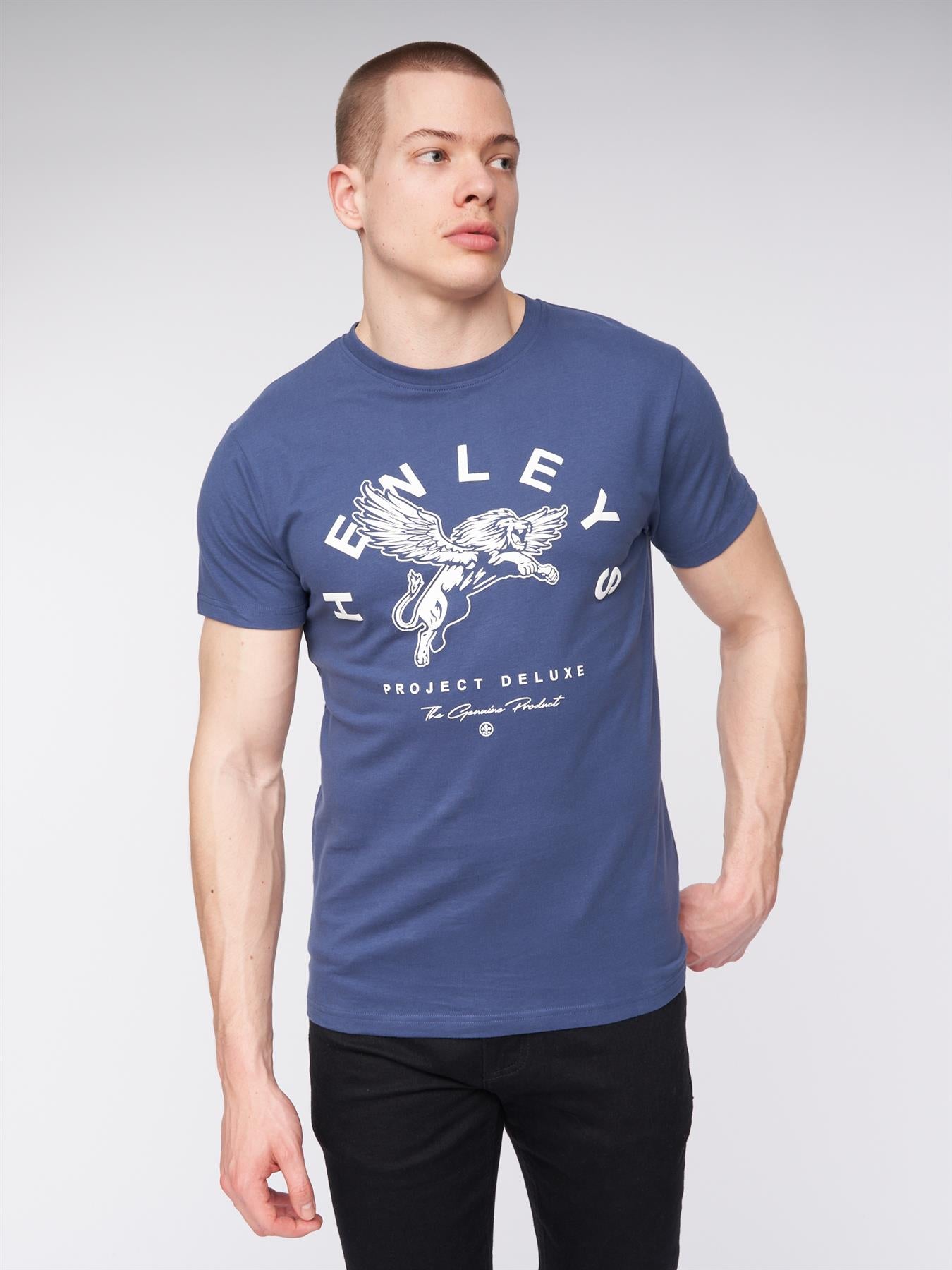 Mens Colhen T-Shirt Deep Blue