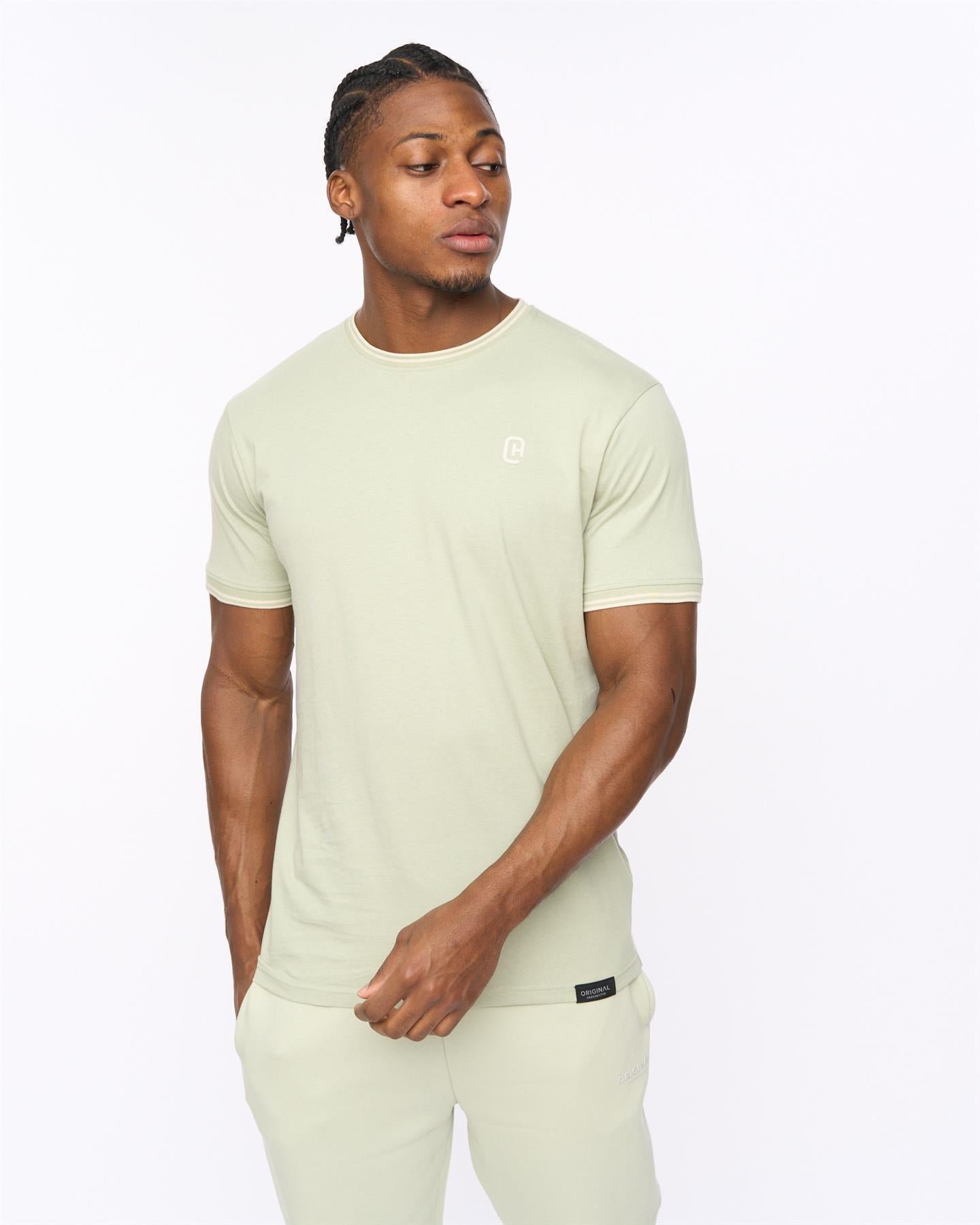 Mens Preece T-Shirt Light Olive