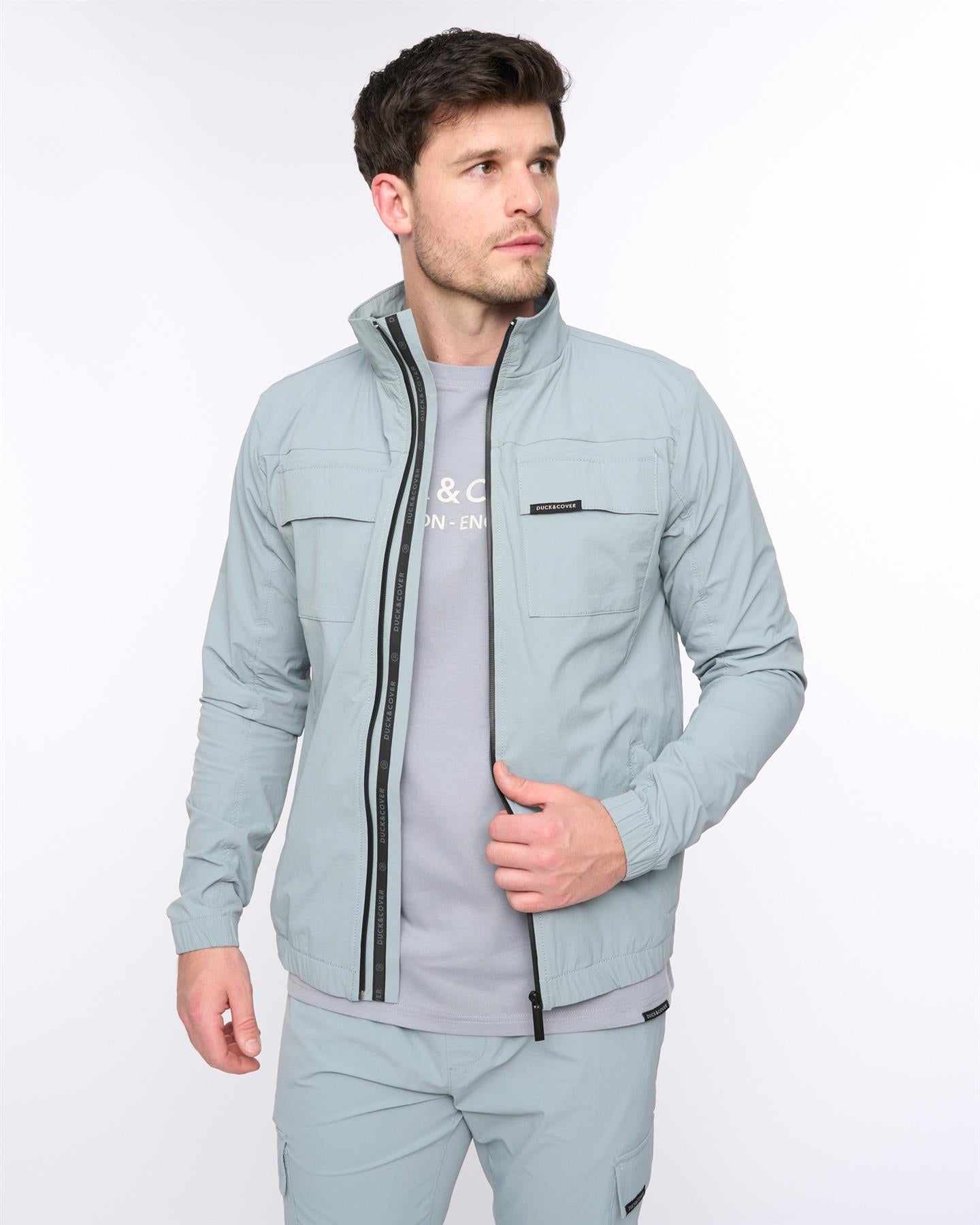 Mens Chamata Jacket Steel Blue