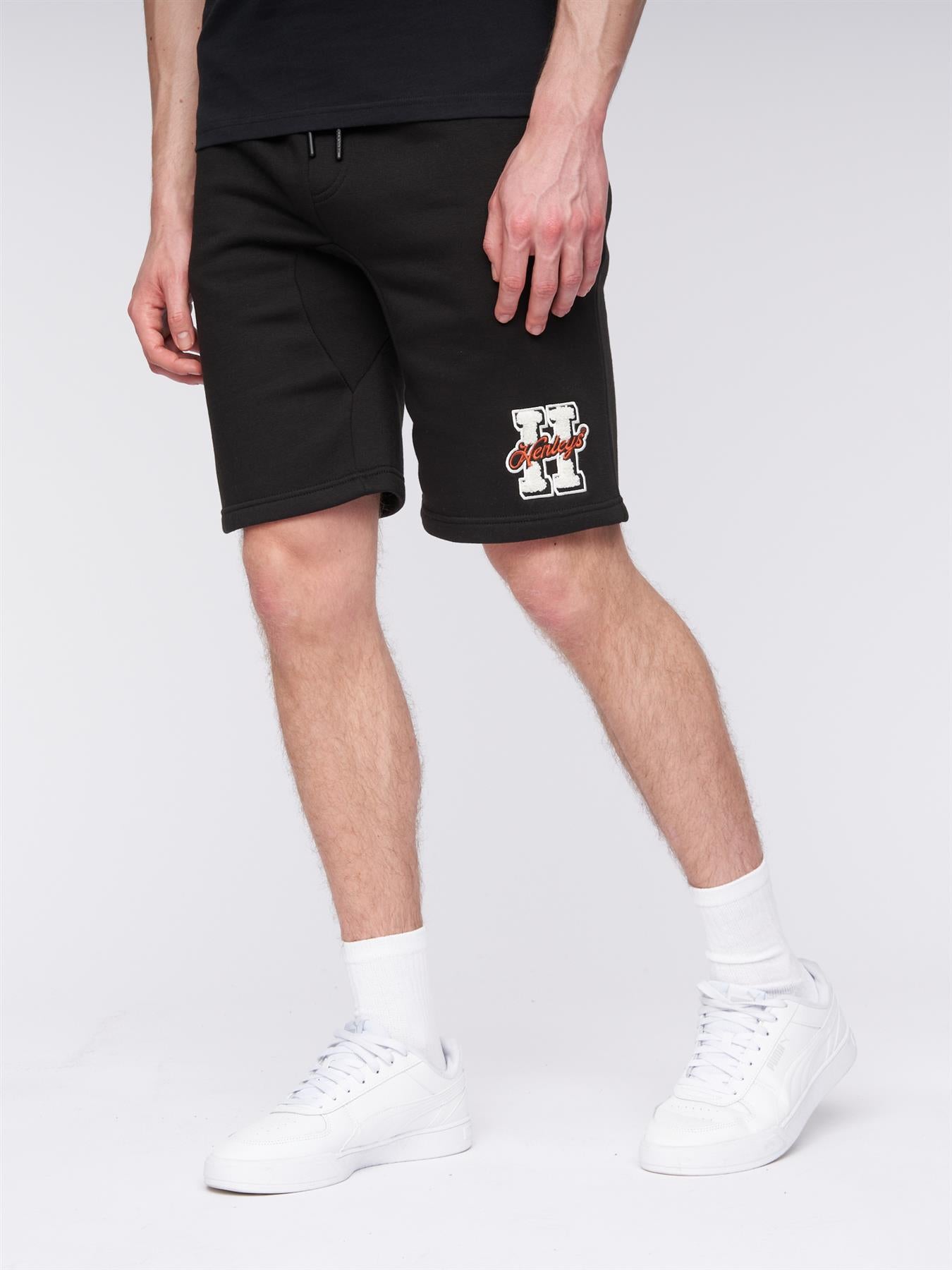 Mens Aitchen Jog Shorts Black