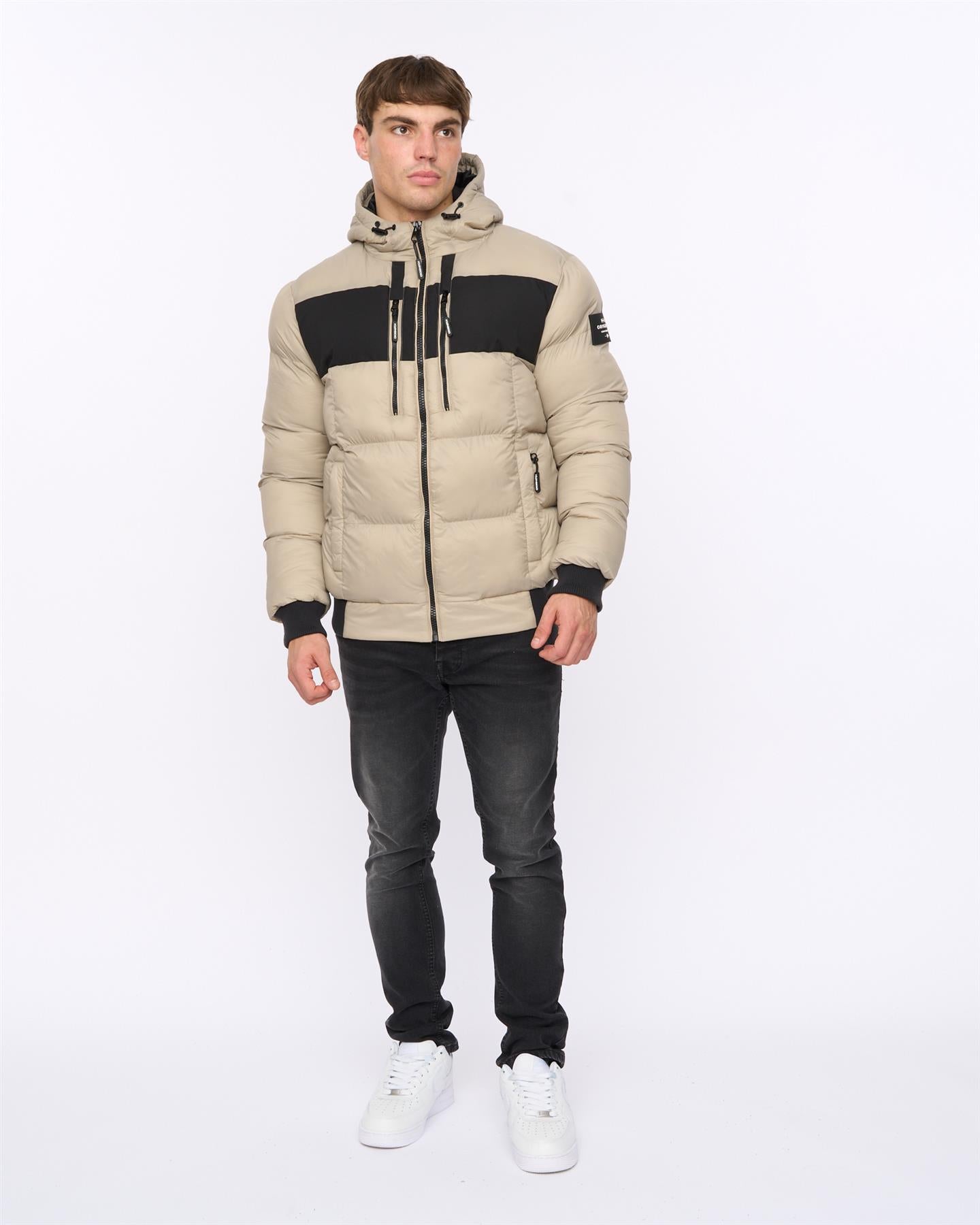 Mens Staylike Jacket Stone