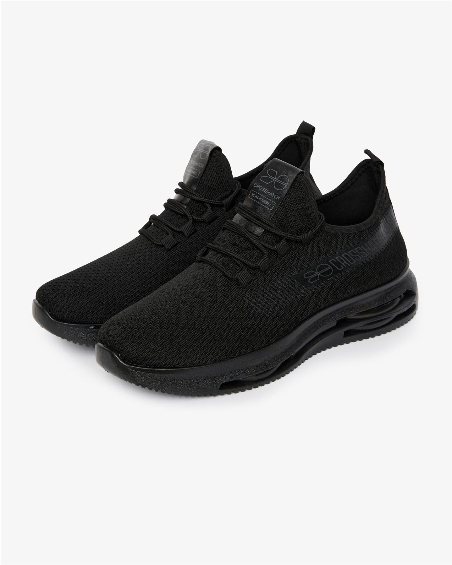 Mens Matfen Flyknit Trainers Black