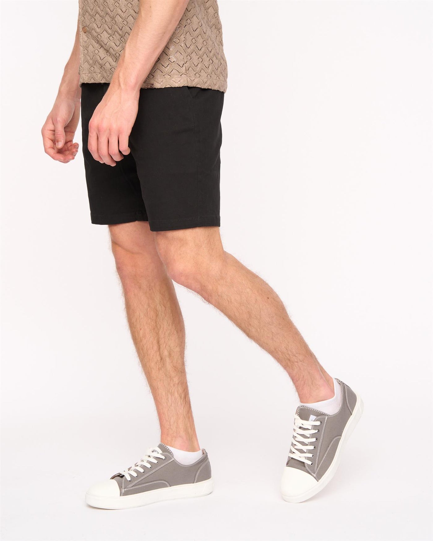 Mens Everett Chino Shorts Black