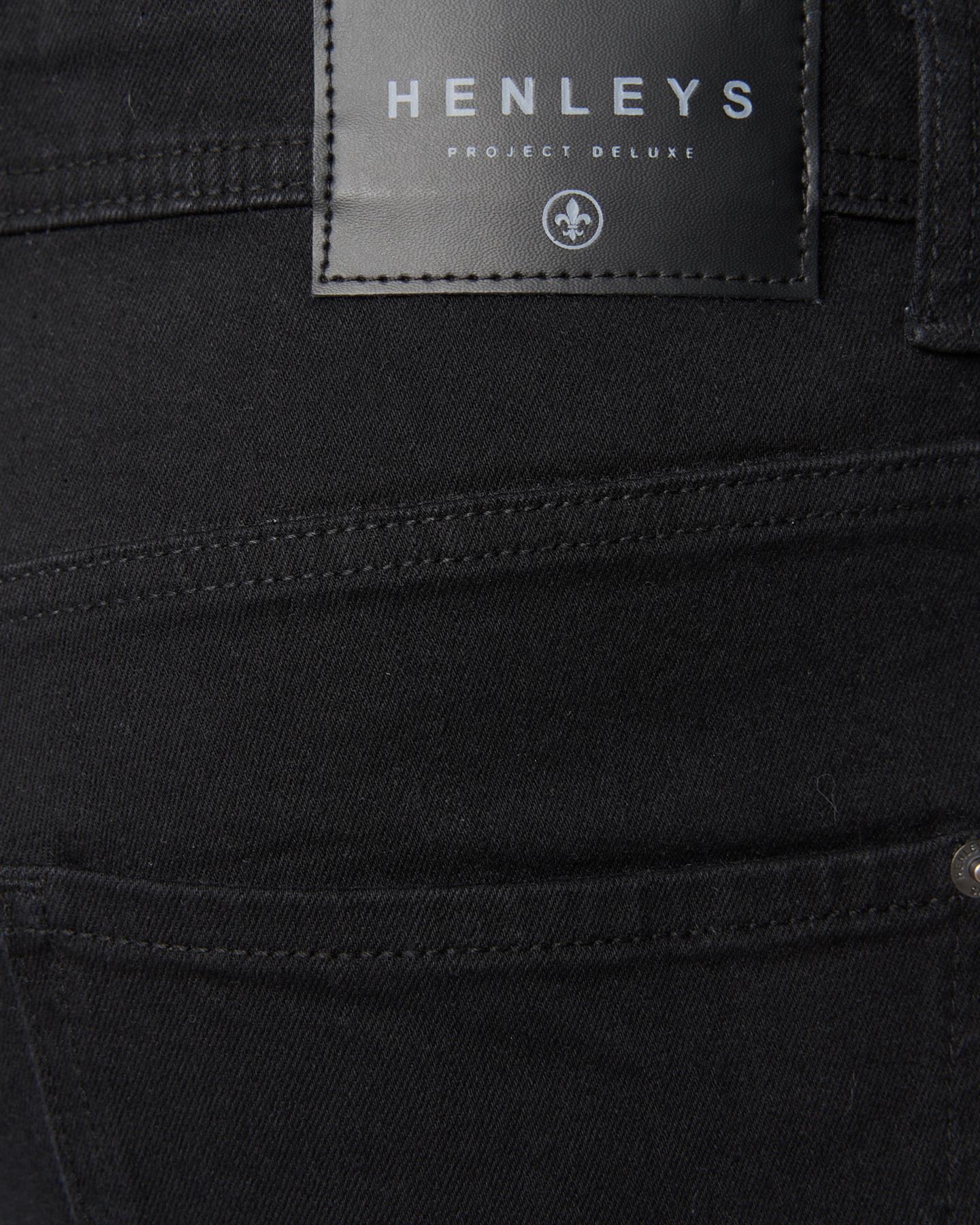 Mens Craze Comfort Fit Jeans Black