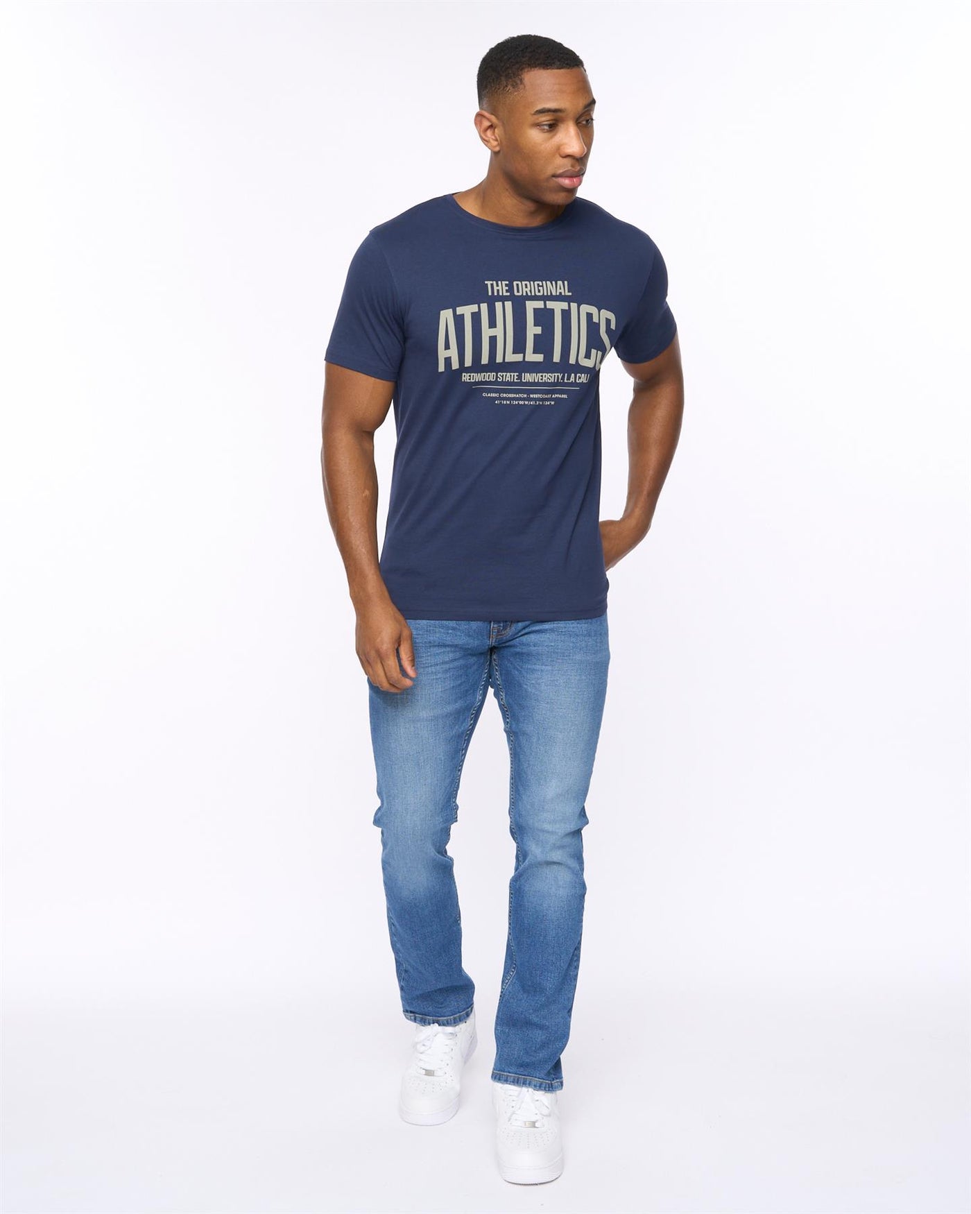 Mens Athwood T-Shirt Navy
