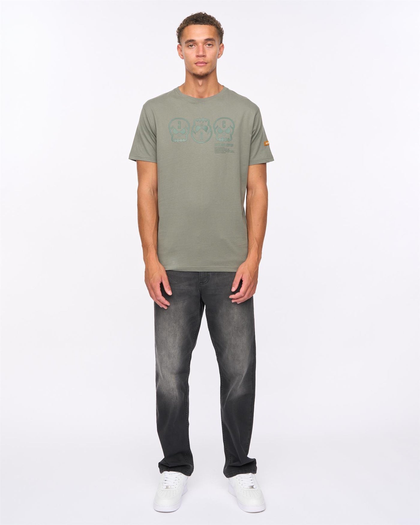Mens Deltamans T-Shirt Dark Olive