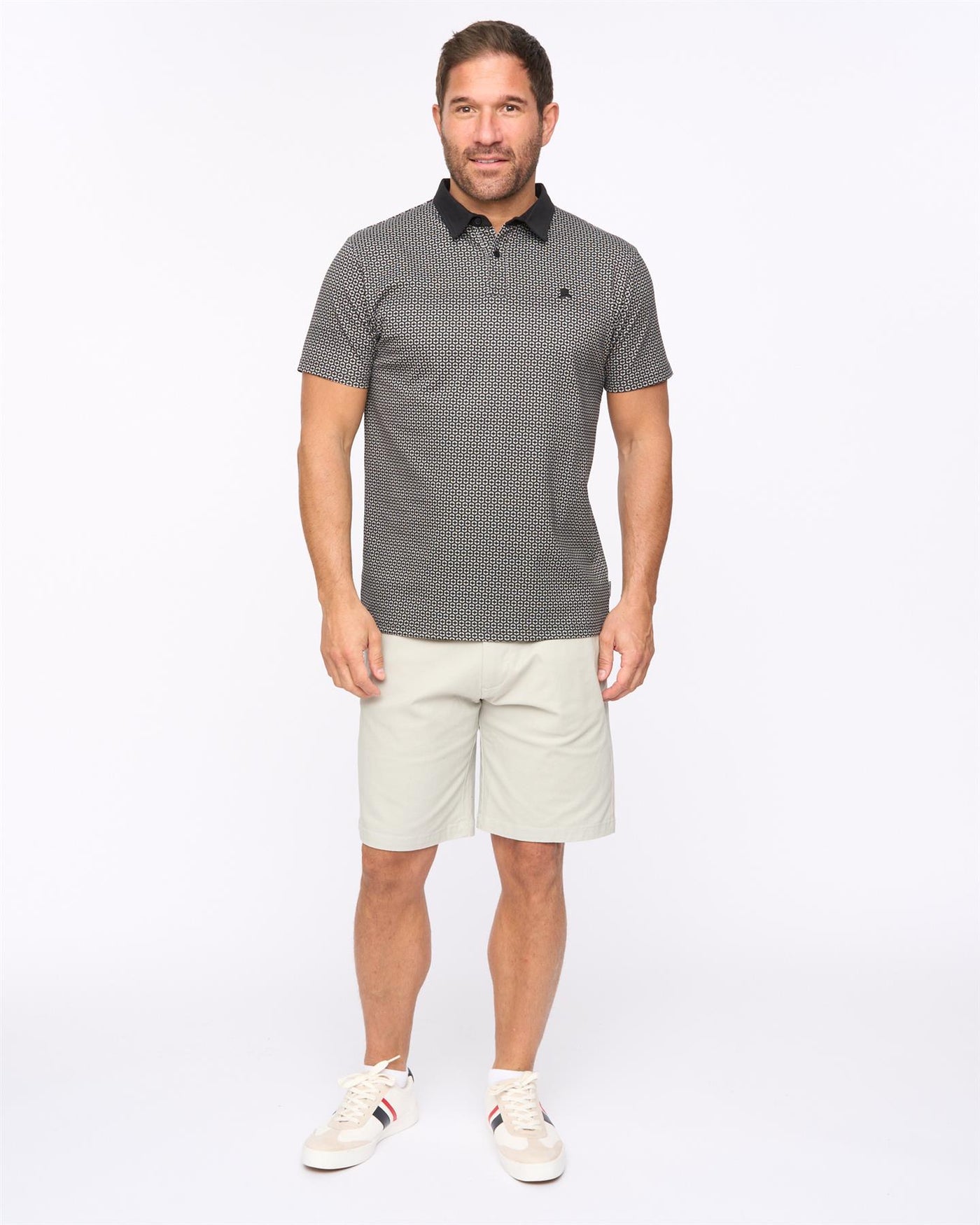 Mens Clarksten Chino Shorts Light Grey