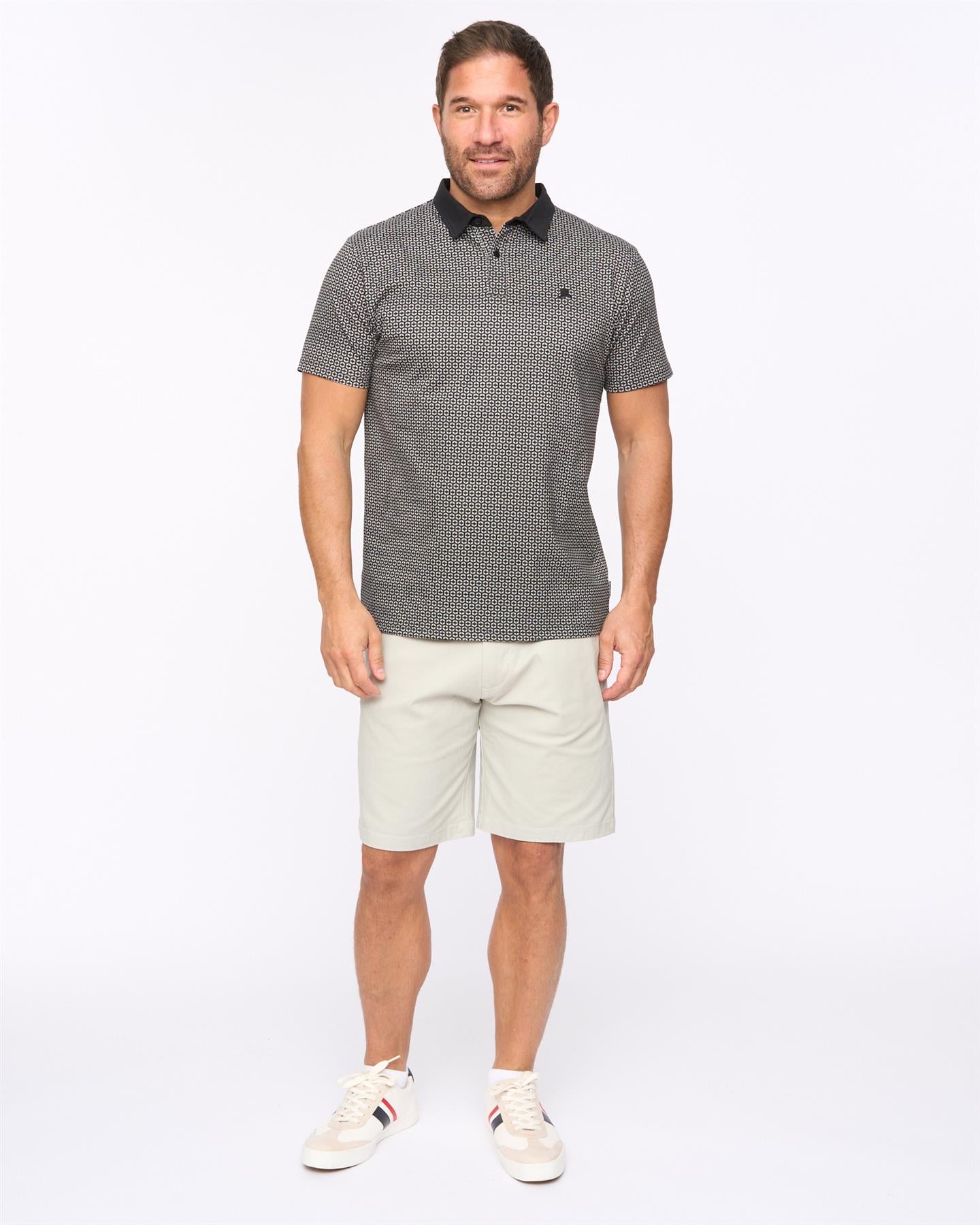 Mens Clarksten Chino Shorts Light Grey