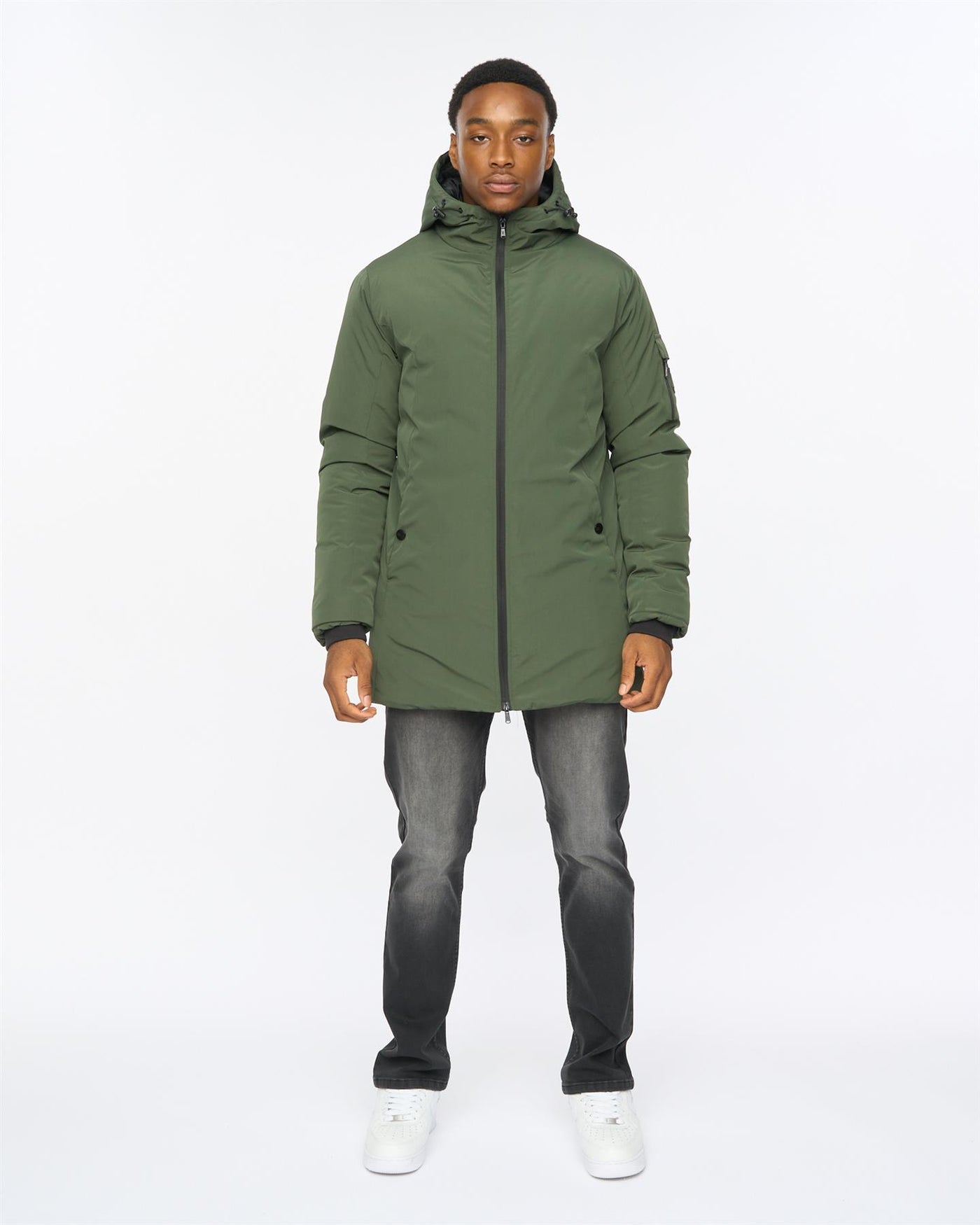 Mens Mantrax Padded Jacket Dark Olive