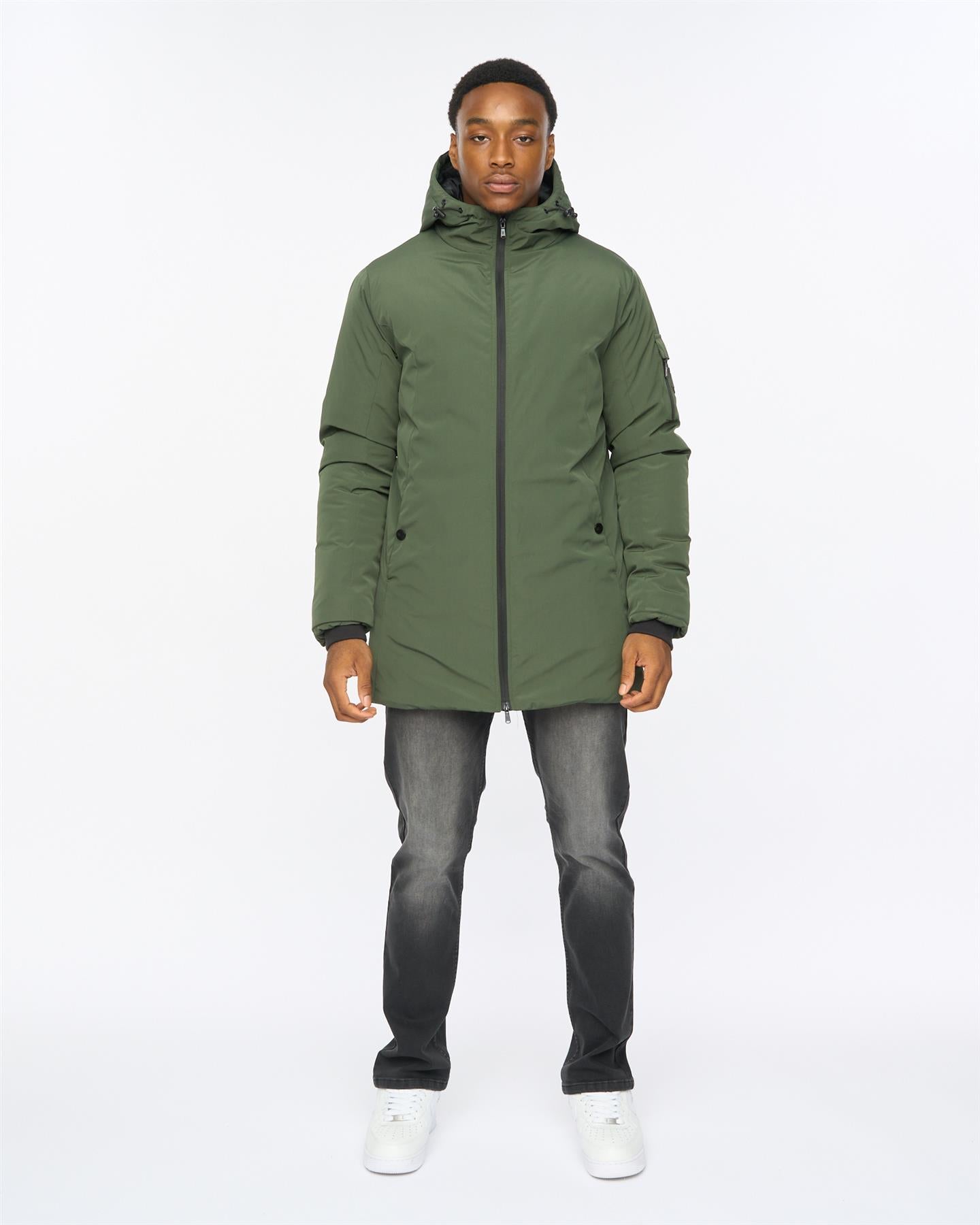 Mens Mantrax Padded Jacket Dark Olive
