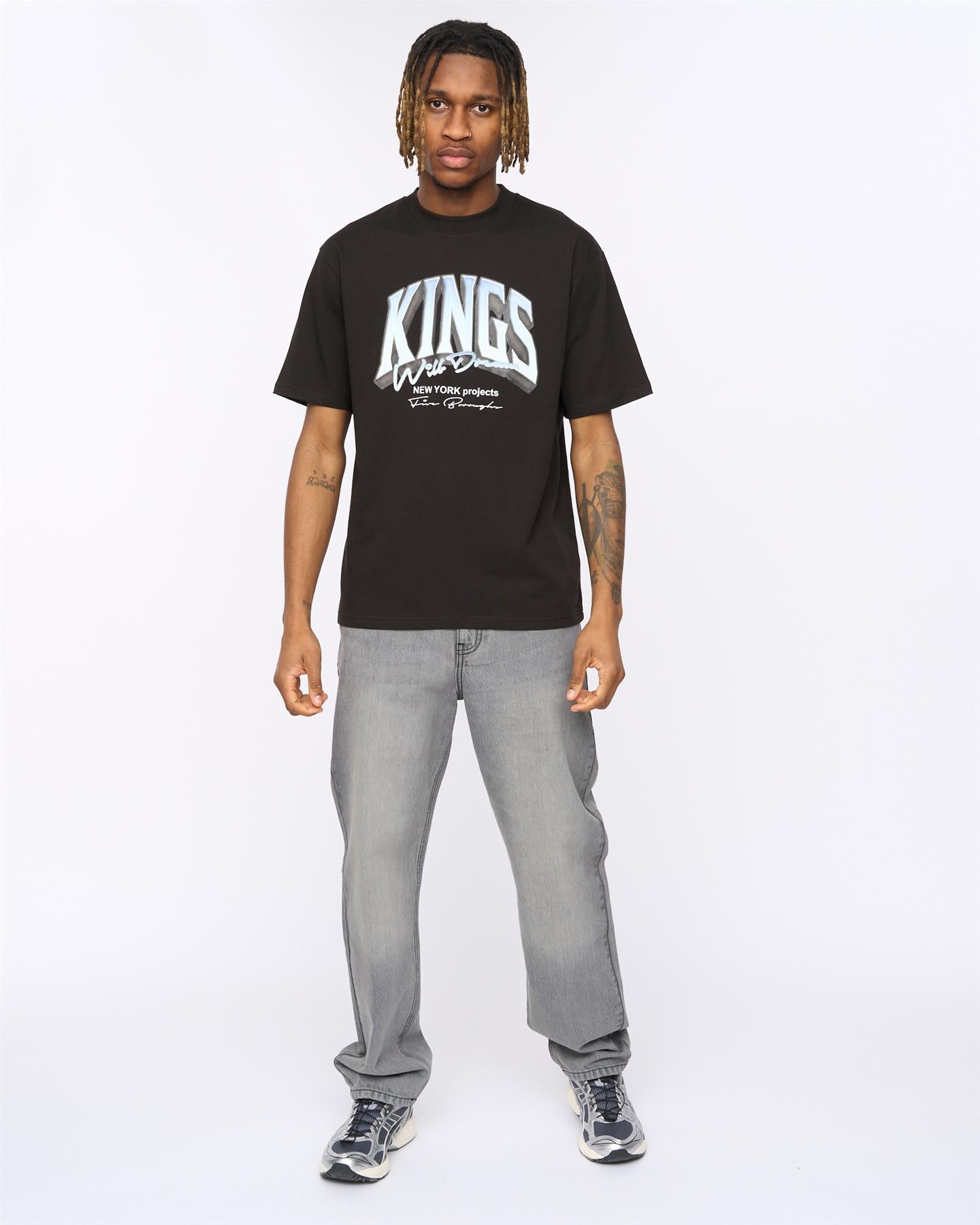 Mens Kingteam T-Shirt Black