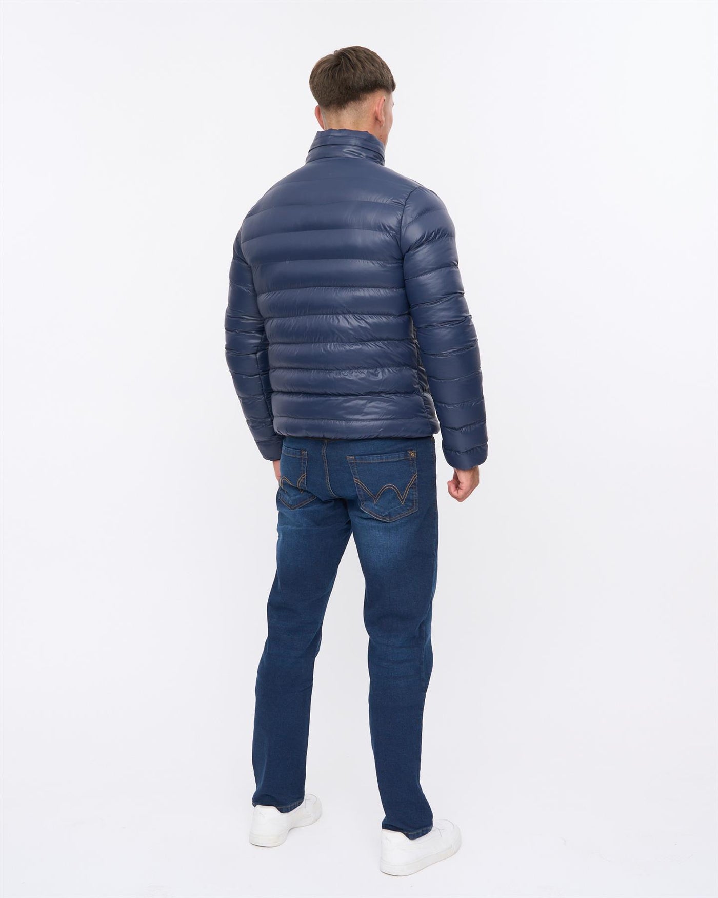 Mens Shemmy Two Quilted Jacket Navy