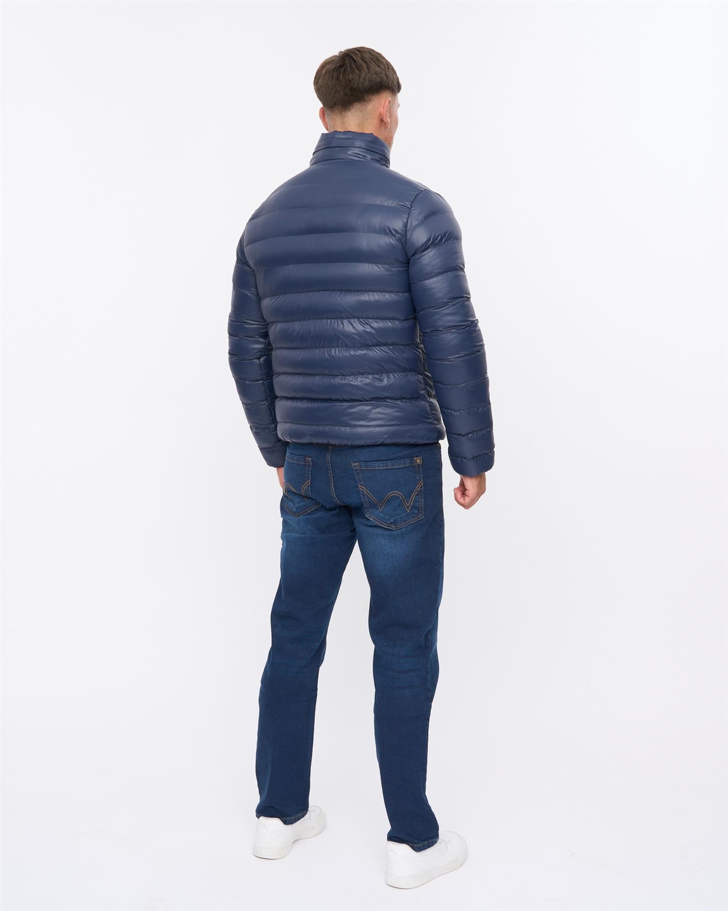 Mens Shemmy Two Quilted Jacket Navy