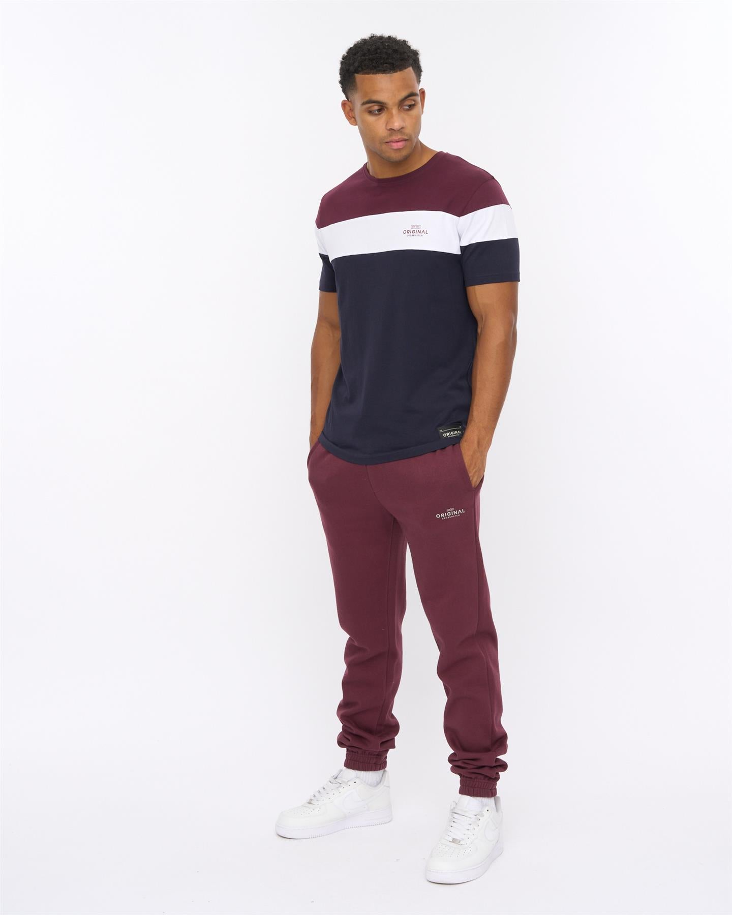 Mens Mappedout Joggers Raisin