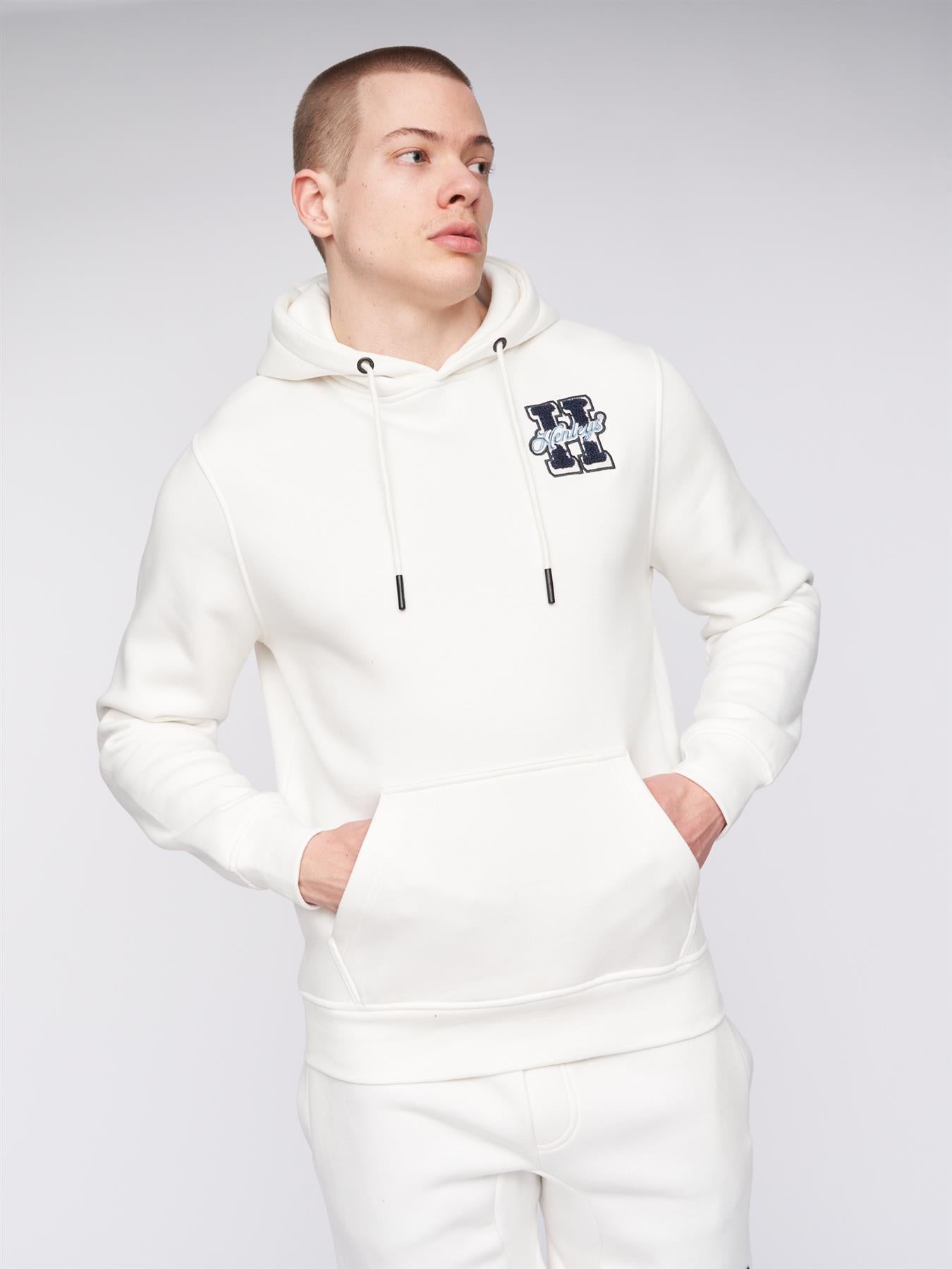 Mens Aitchen Hoodie Off White