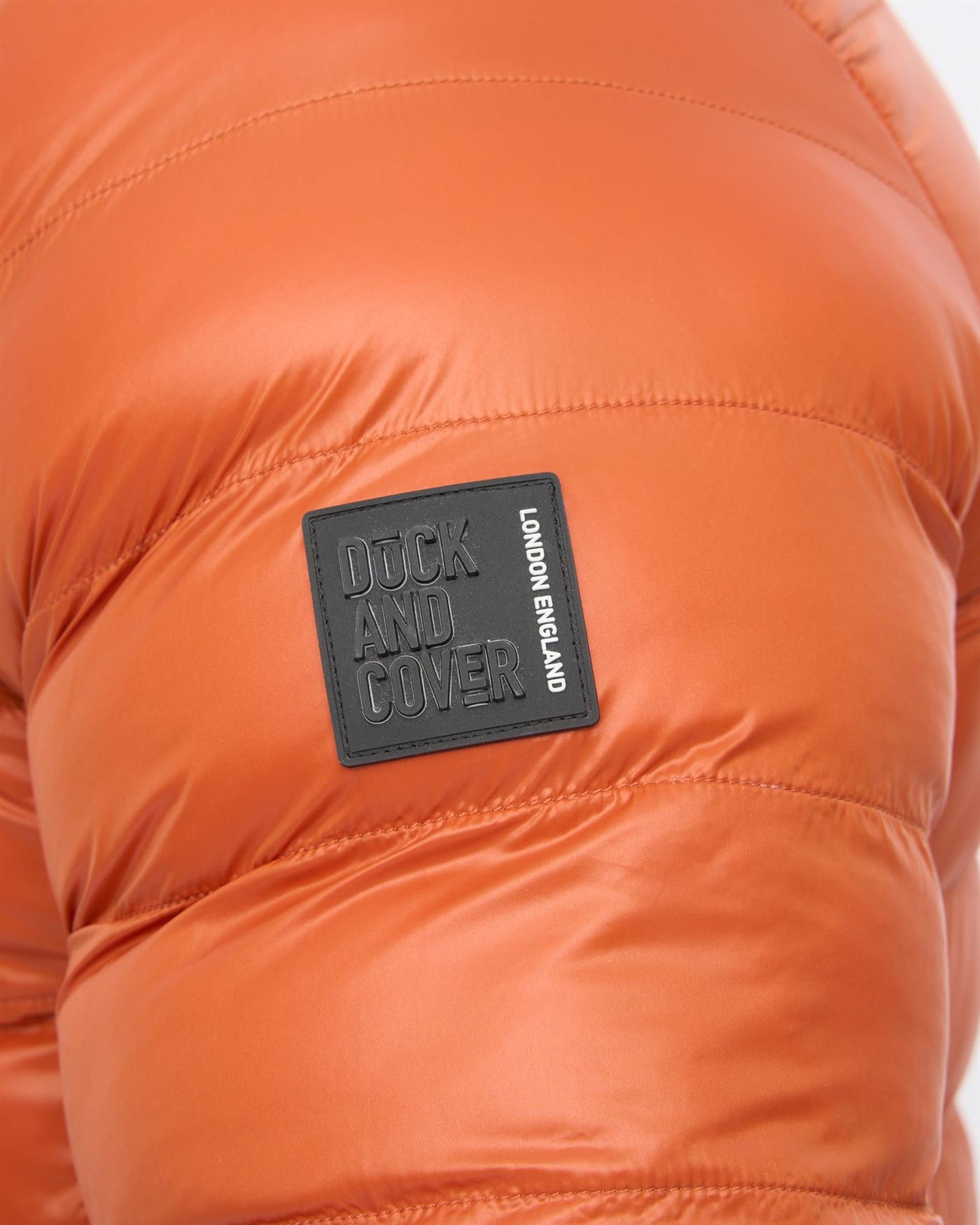 Mens Shemmy Two Quilted Jacket Orange