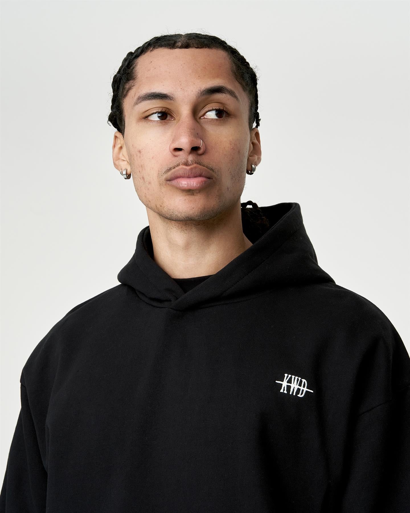Mens Studio Butterfly Hoodie Black