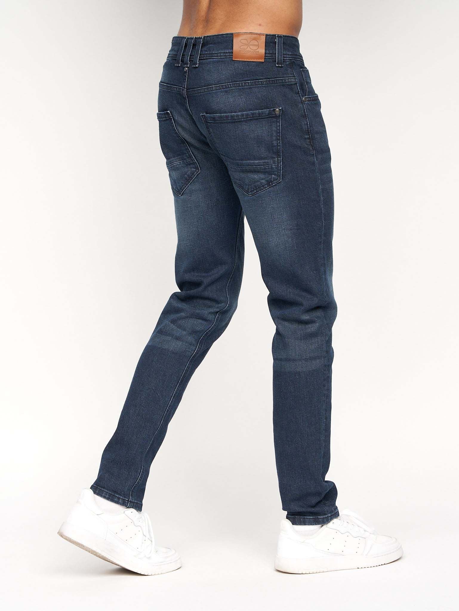 Sheldons Slim Fit Jeans Dark Wash
