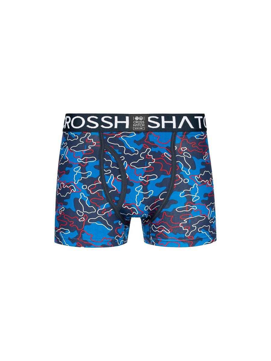 Mens Linamo OpenFly Boxers 3pk Classic Blue