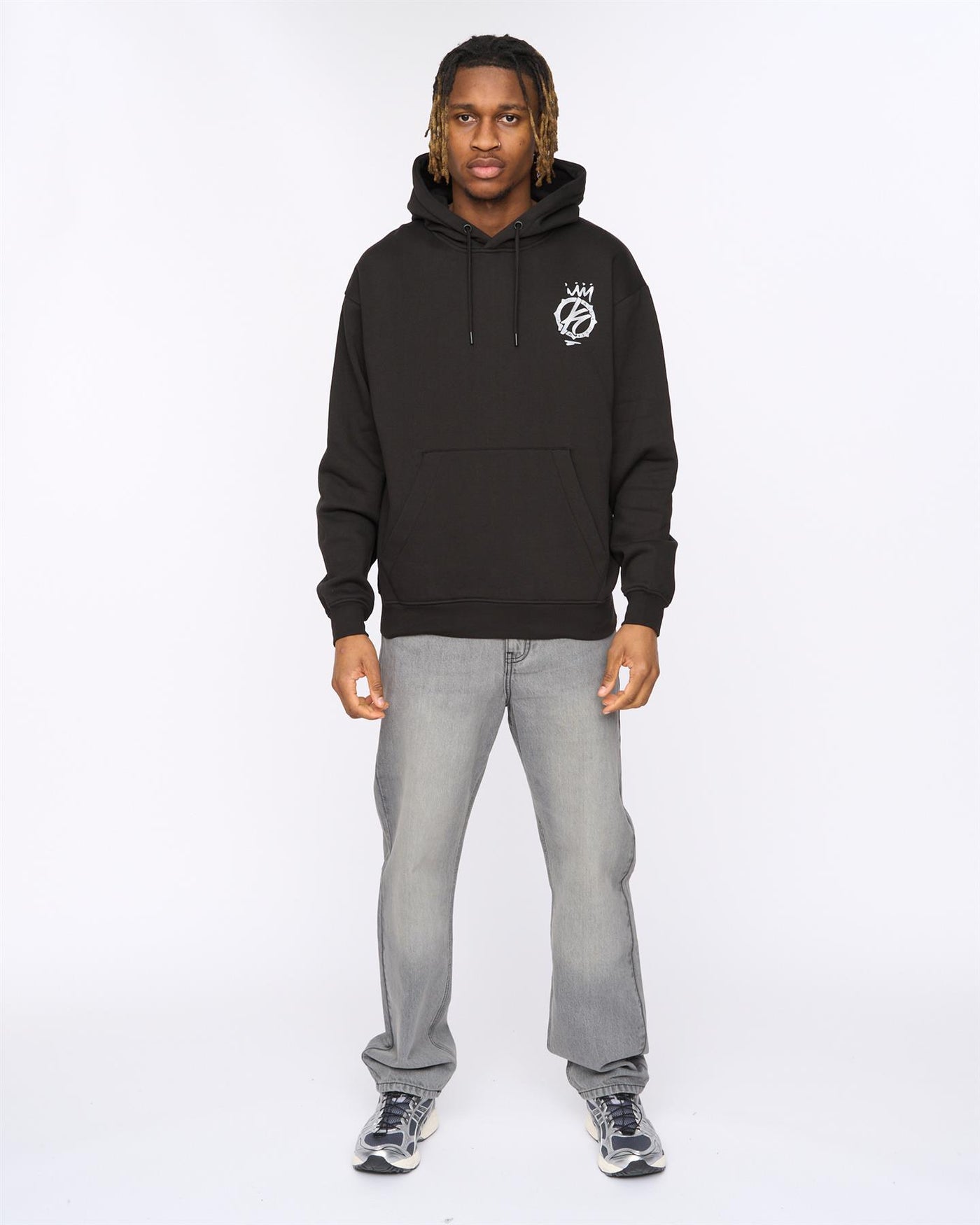 Mens Kayspray Hoodie  Black