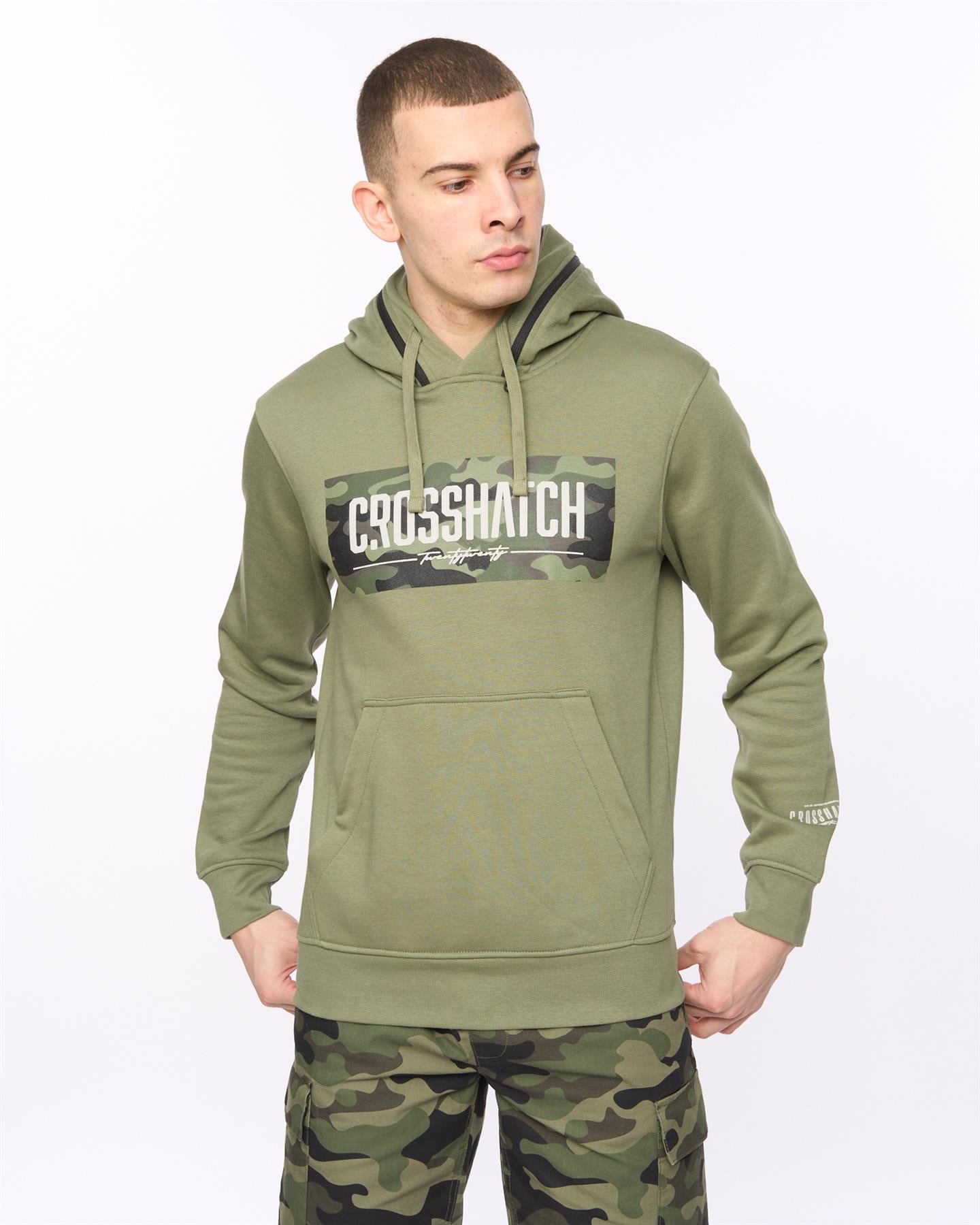 Mens Camtort Hoodie Olive