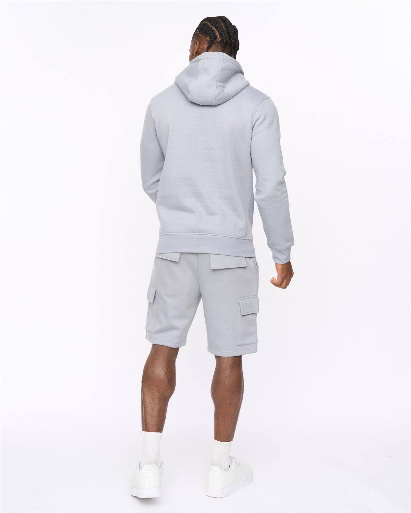 Mens Bardon Hoodie Steel Blue