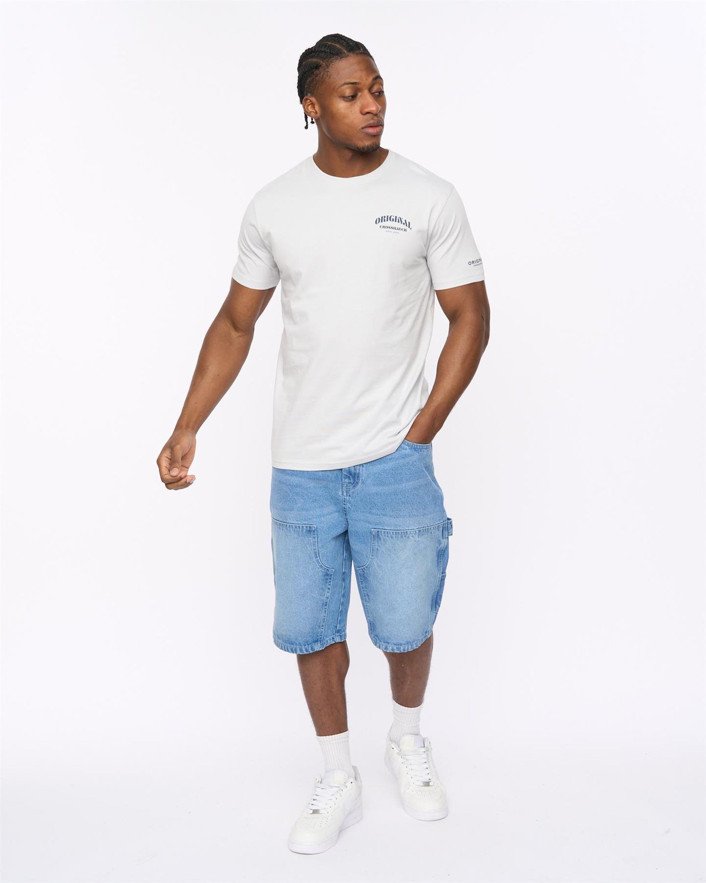 Mens Labstock T-Shirt Light Blue