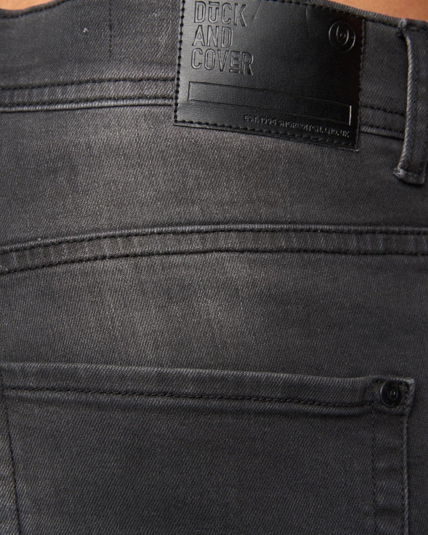 Mens Rushawn Relaxed Fit Jeans Black