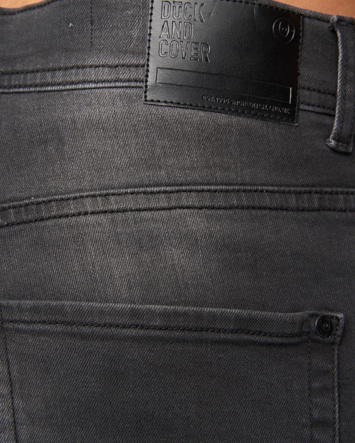Mens Rushawn Relaxed Fit Jeans Black