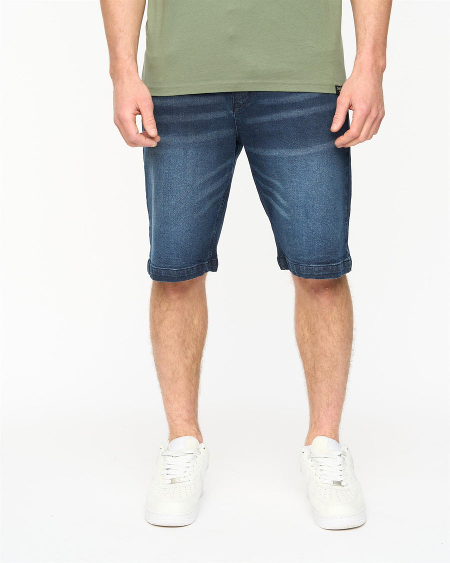 Mens Kamaline Denim Shorts Dark Wash