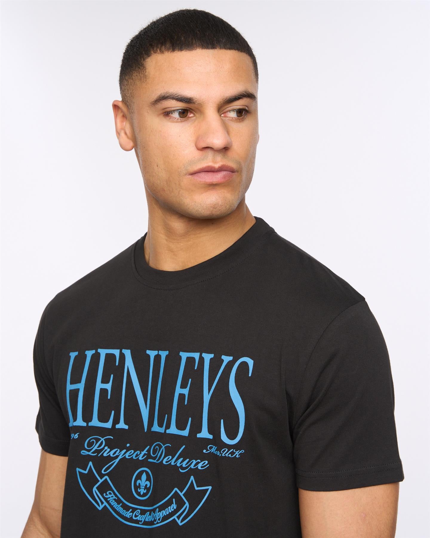 Mens Henbank T-Shirt Black