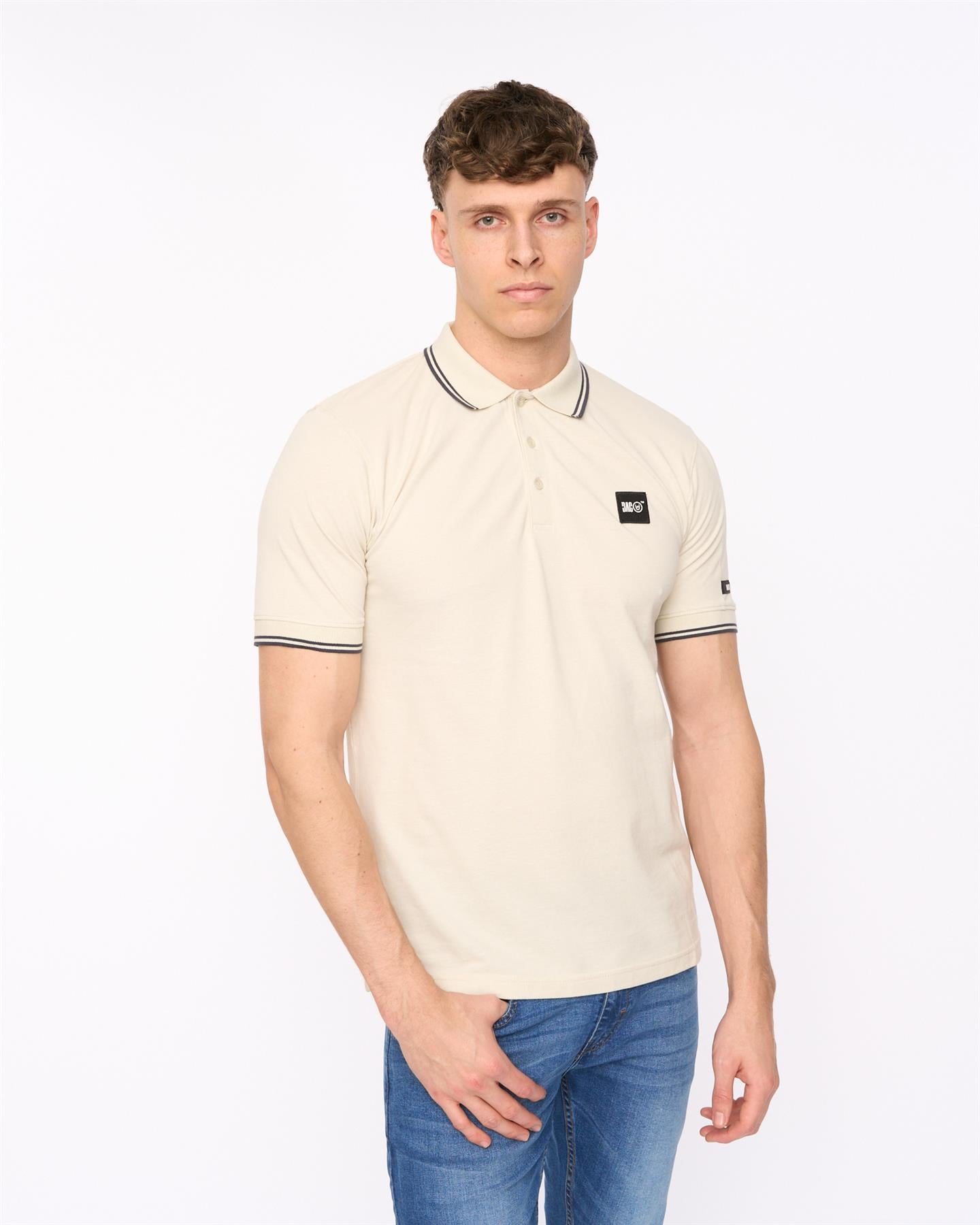 Mens Wrentham Polo Light Stone