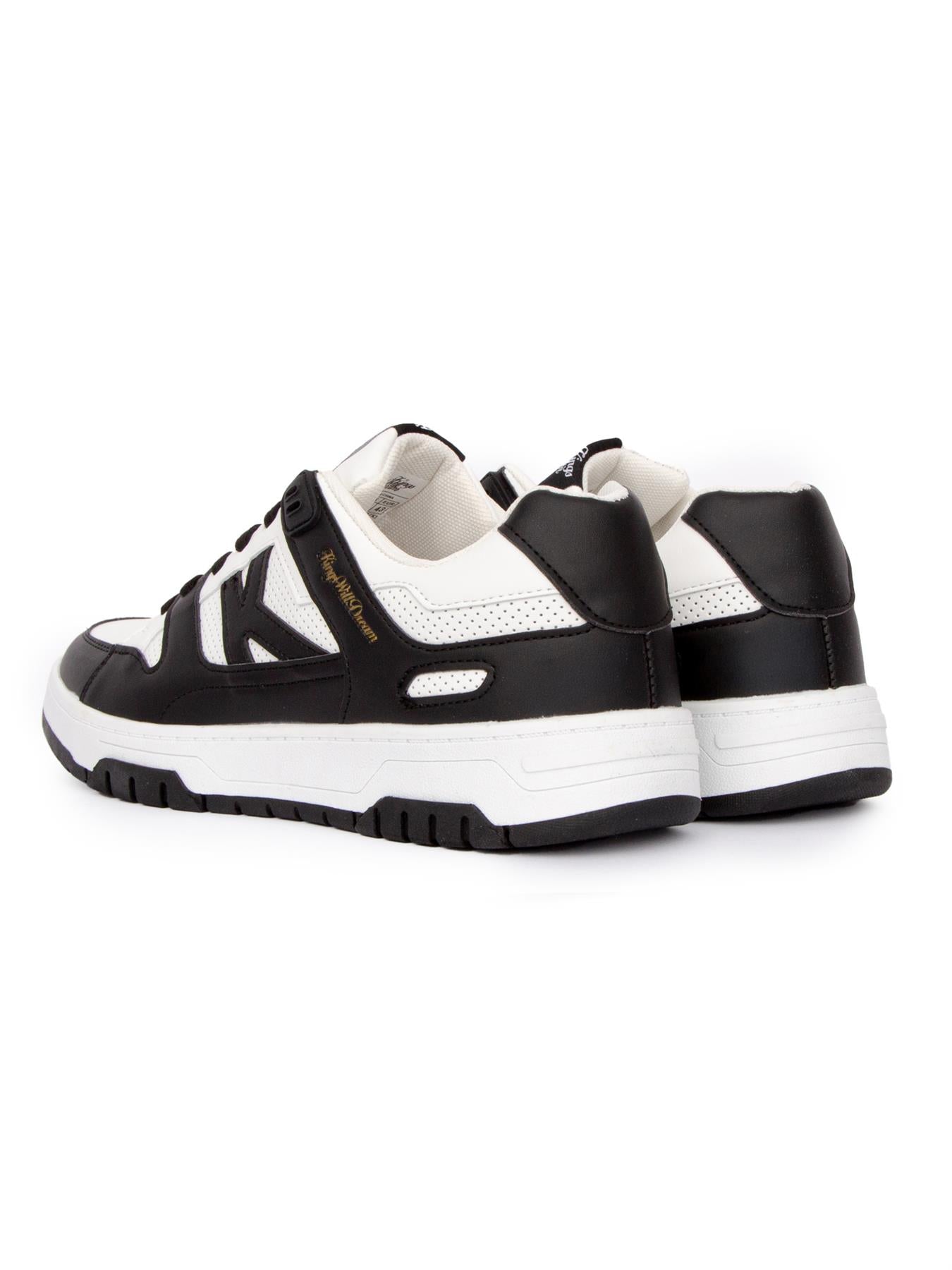 Mens Studio Kay Skater Trainers Black/White