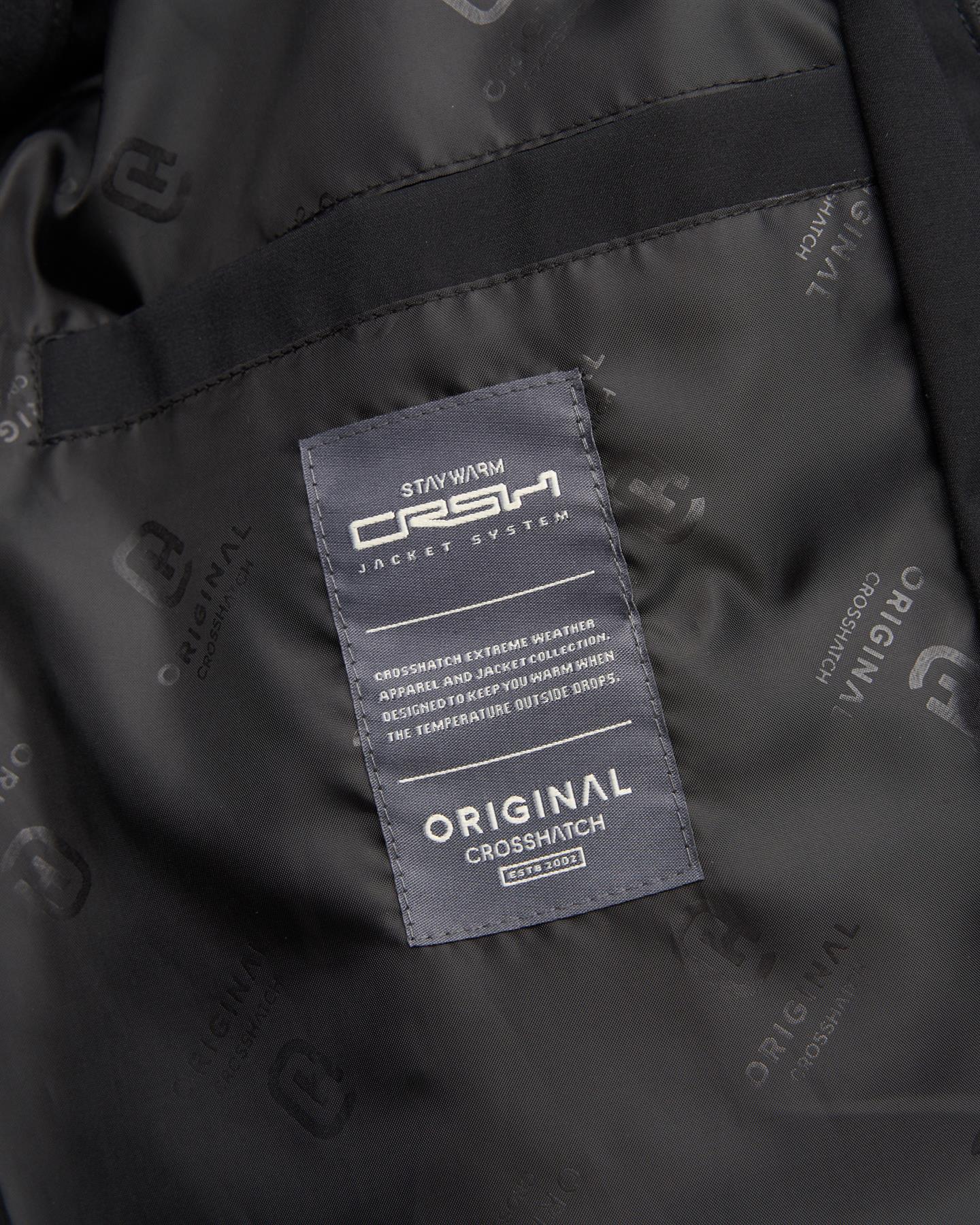 Mens Kampleys Embossed Jacket Black